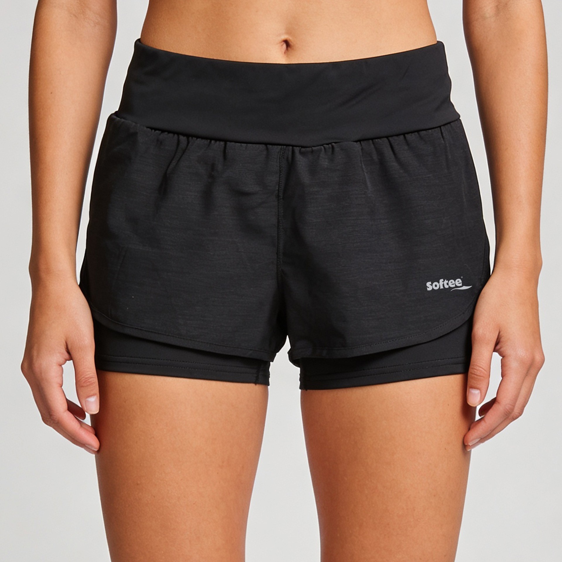 Pantalón corto de mujer softee dual-fit