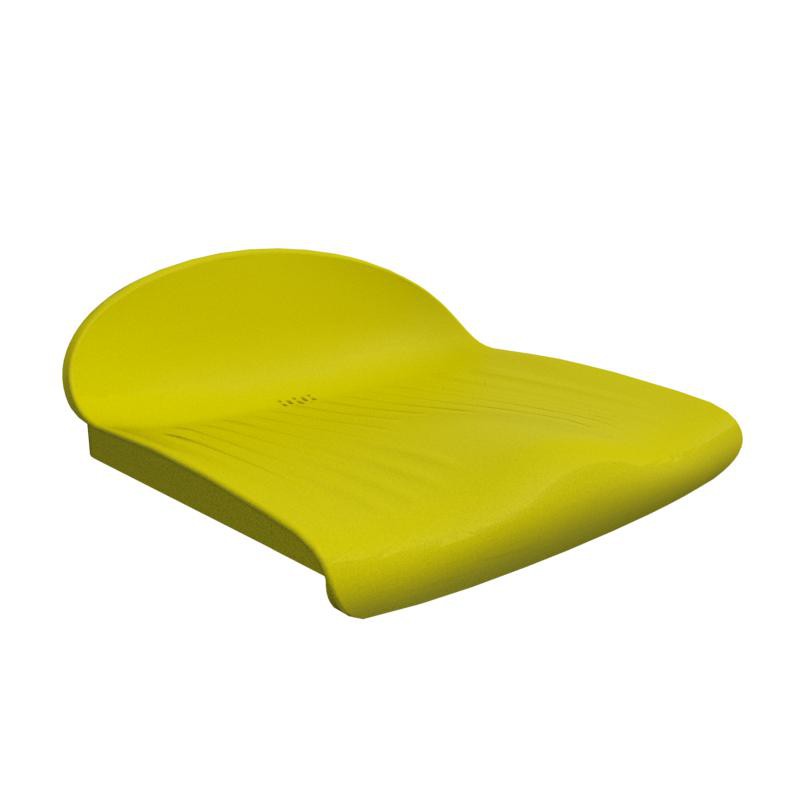 Asiento pvc sin respaldo spark sr m4 amarillo