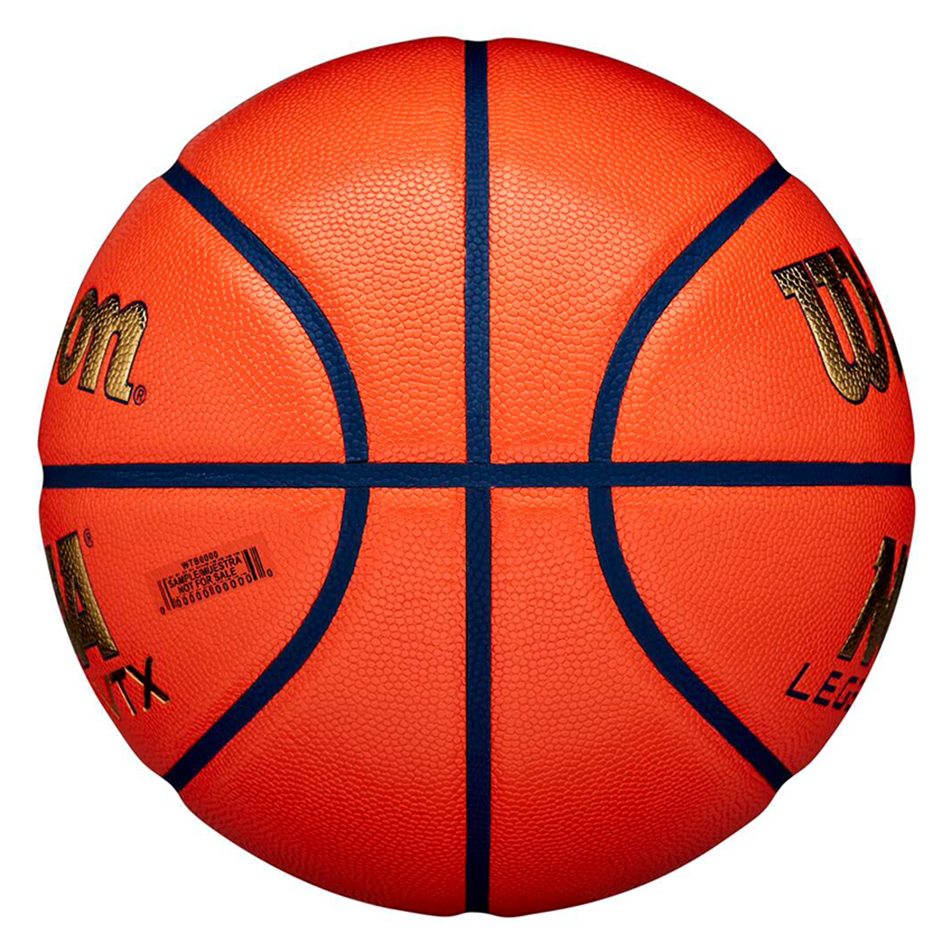 Balón baloncesto wilson ncaa legend vtx bskt orange/gold talla 7 - Imagen 2