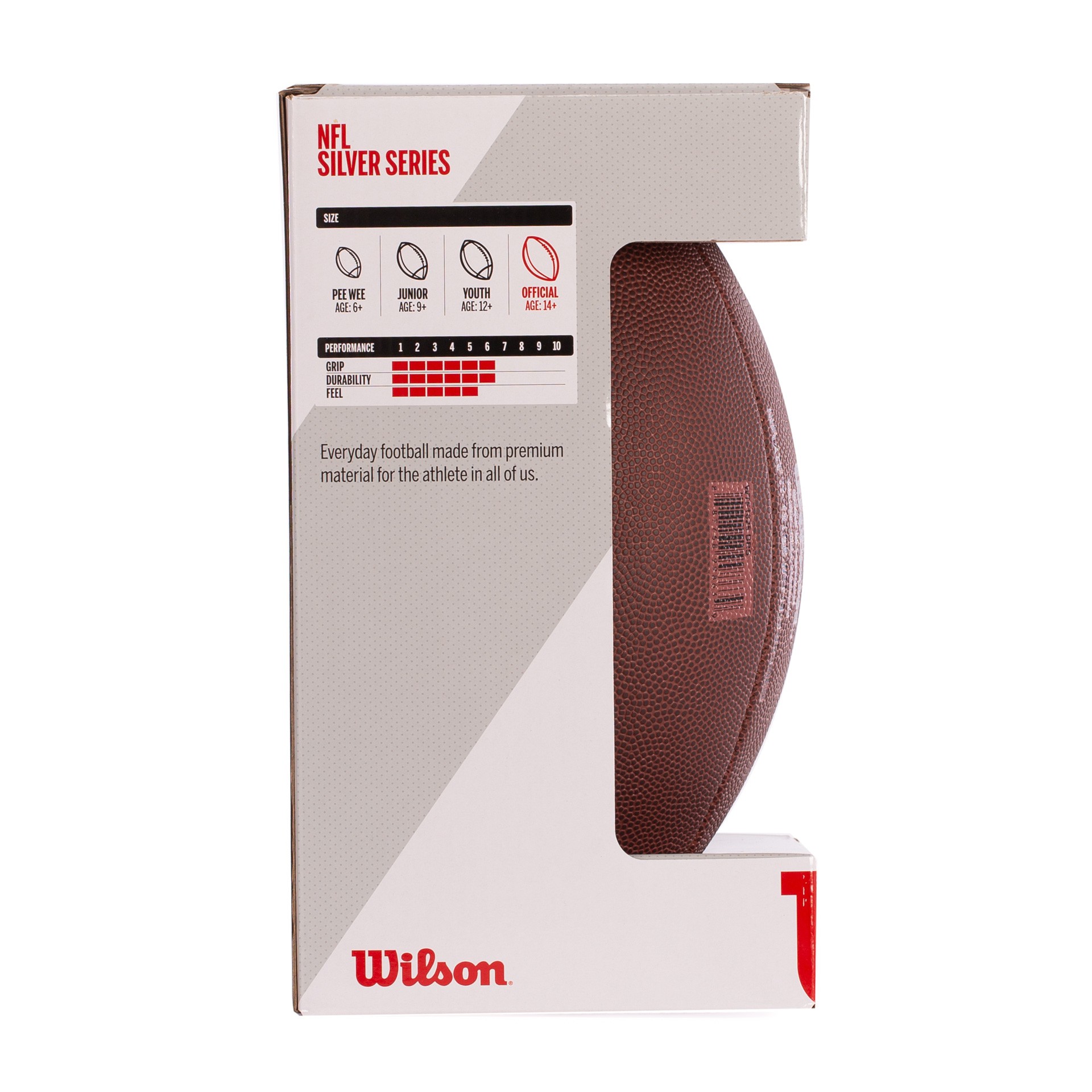 Balón fútbol americano wilson nfl duke réplica - con expositor - - Imagen 3