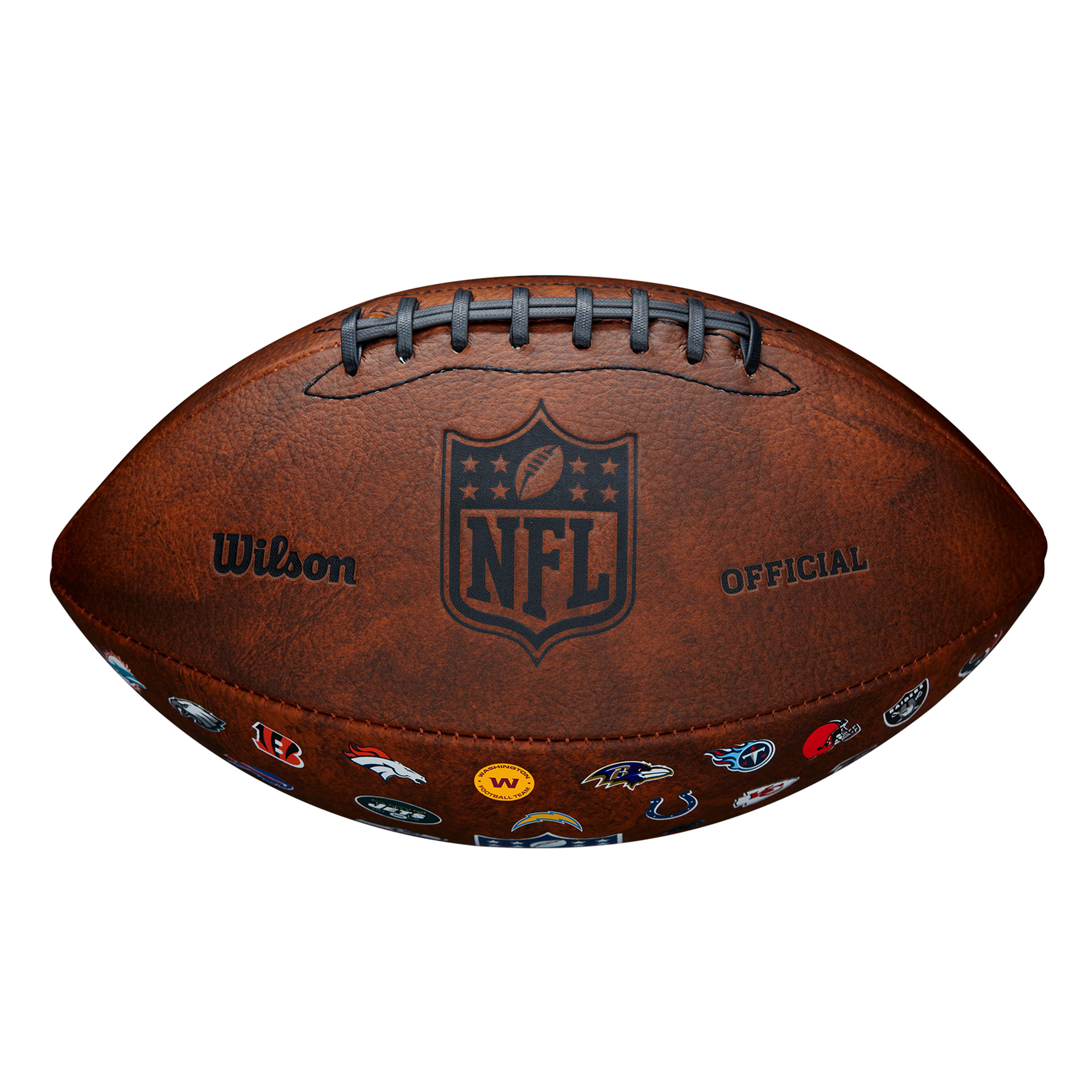 Balón fútbol americano wilson nfl off throwback 32 team - Imagen 2
