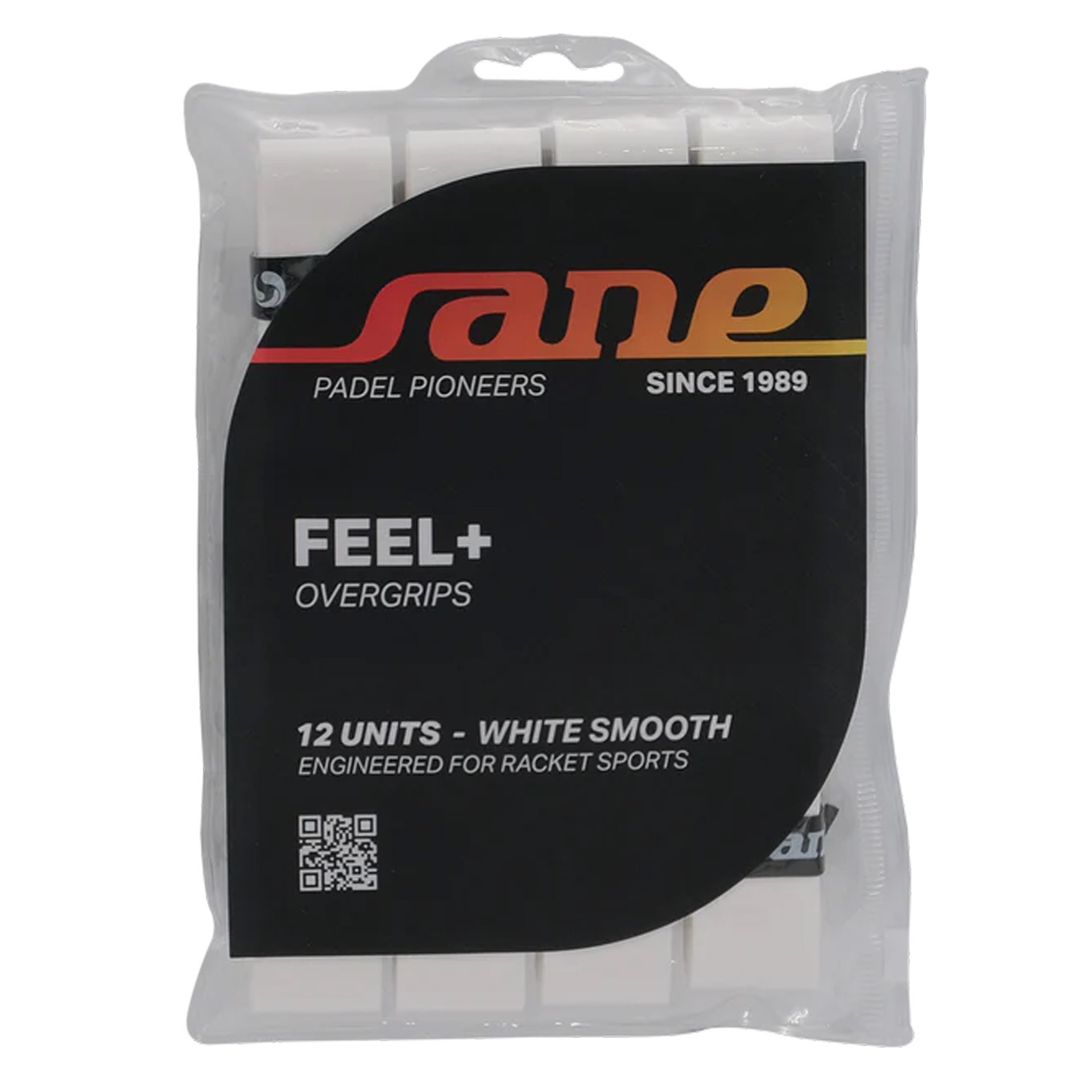 Blister de 12 overgrips sane lisos blancos - Imagen 2