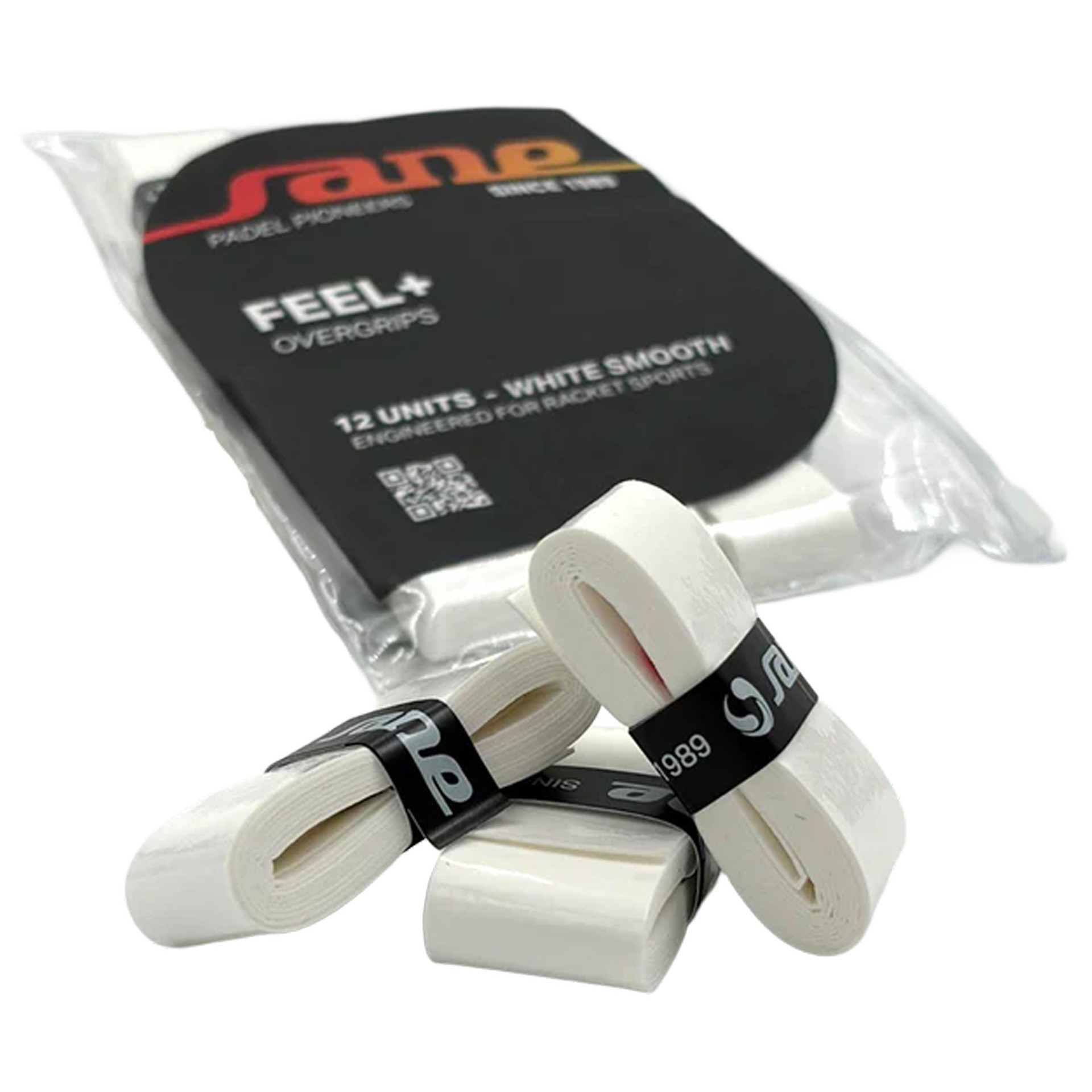 Blister de 12 overgrips sane lisos blancos - Imagen 4