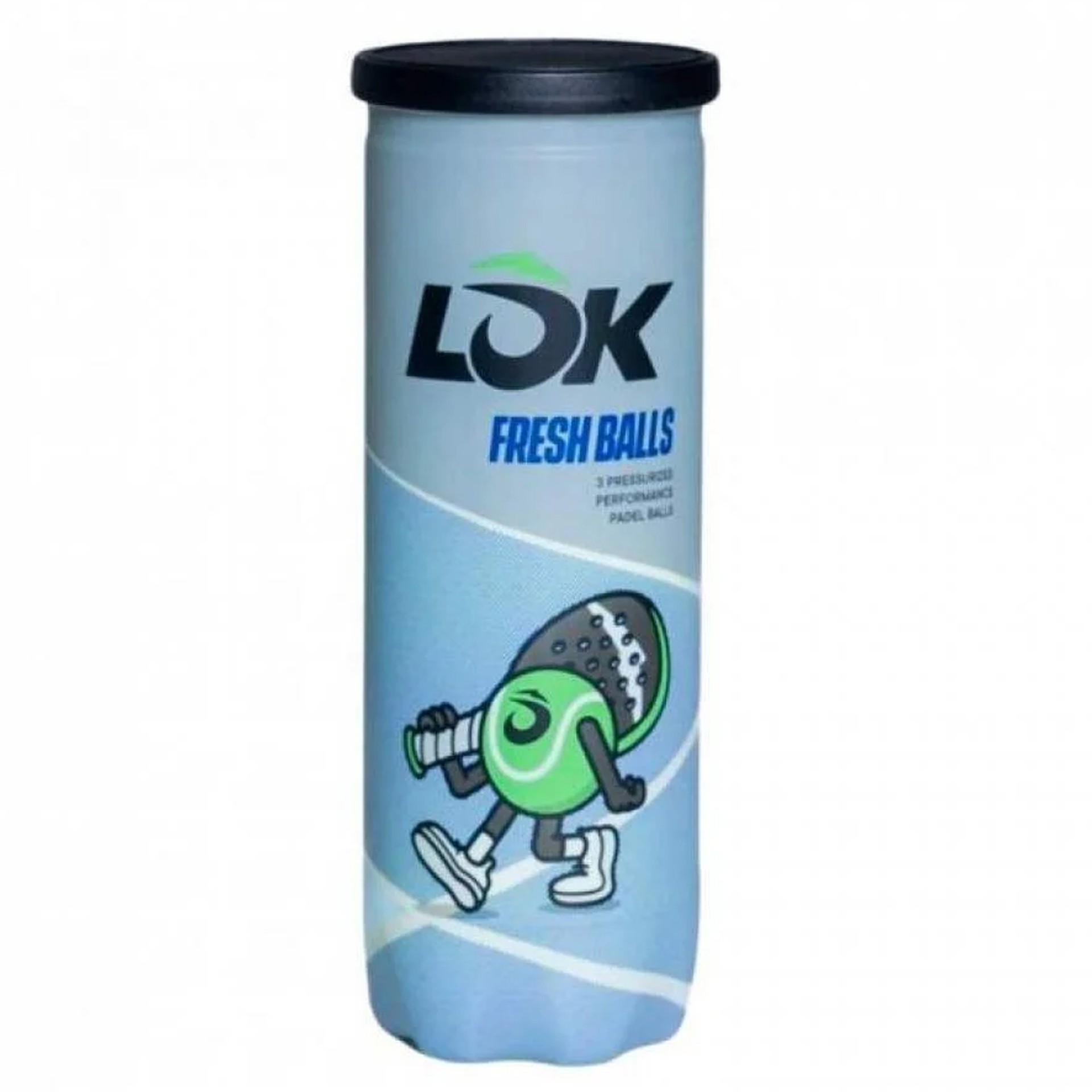 Bote de 3 pelotas de pádel lok fresh - Imagen 2