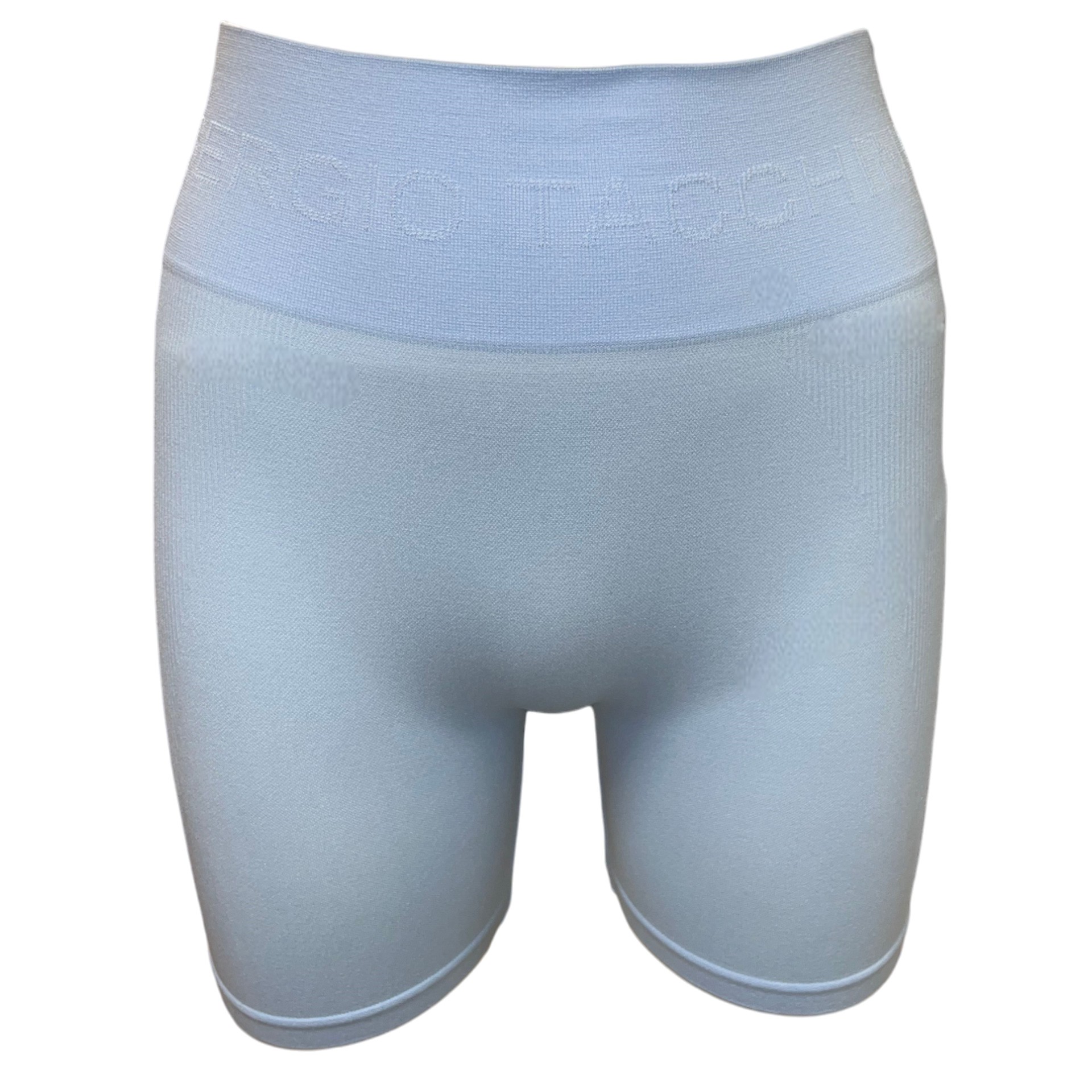 Caja de 18 mallas ciclista mujer sin costuras tacchini celeste - Imagen 2
