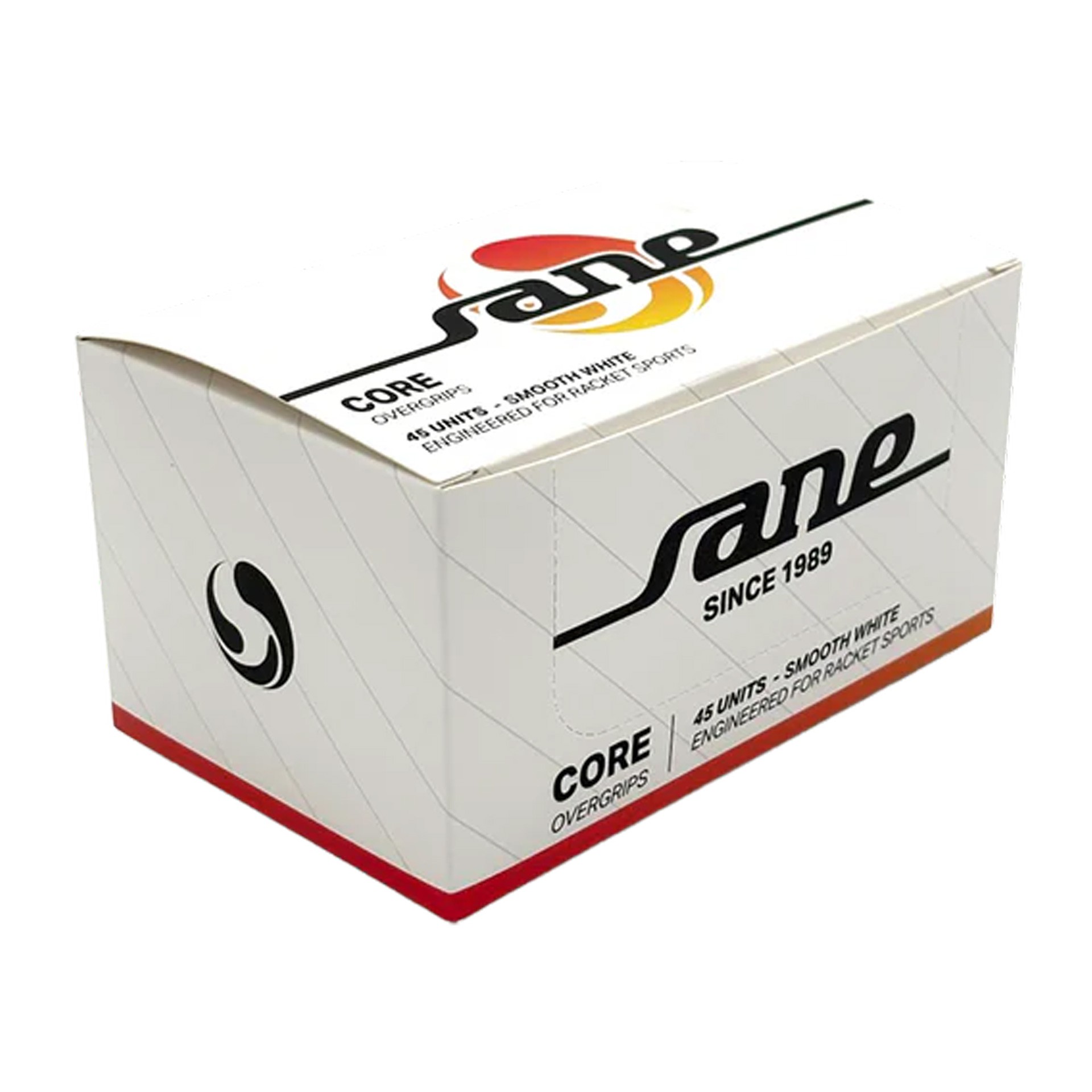 Caja de 45 overgrips sane core lisos blancos - Imagen 4