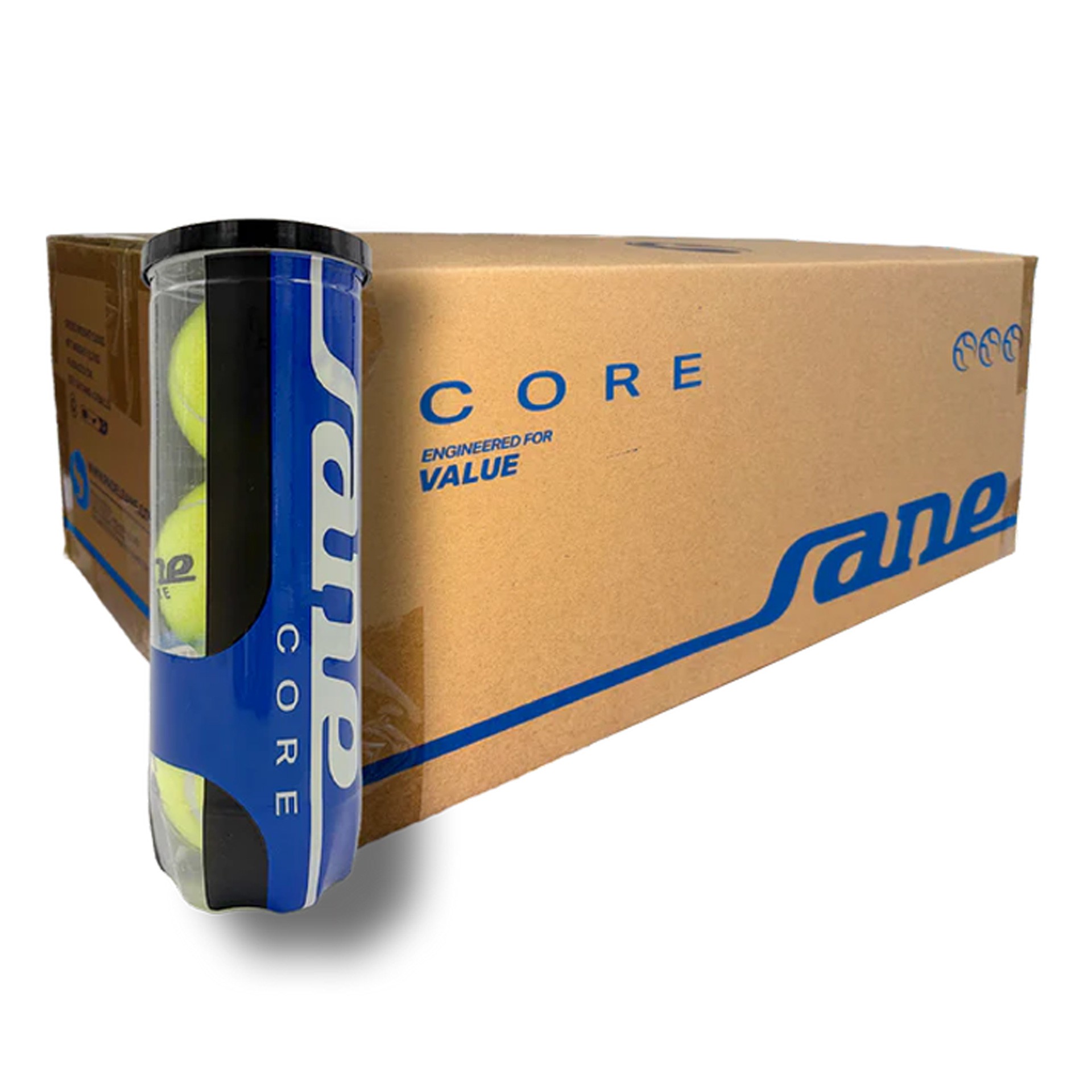 Cajón de 24 botes 3 pelotas de pádel sane core - Imagen 2