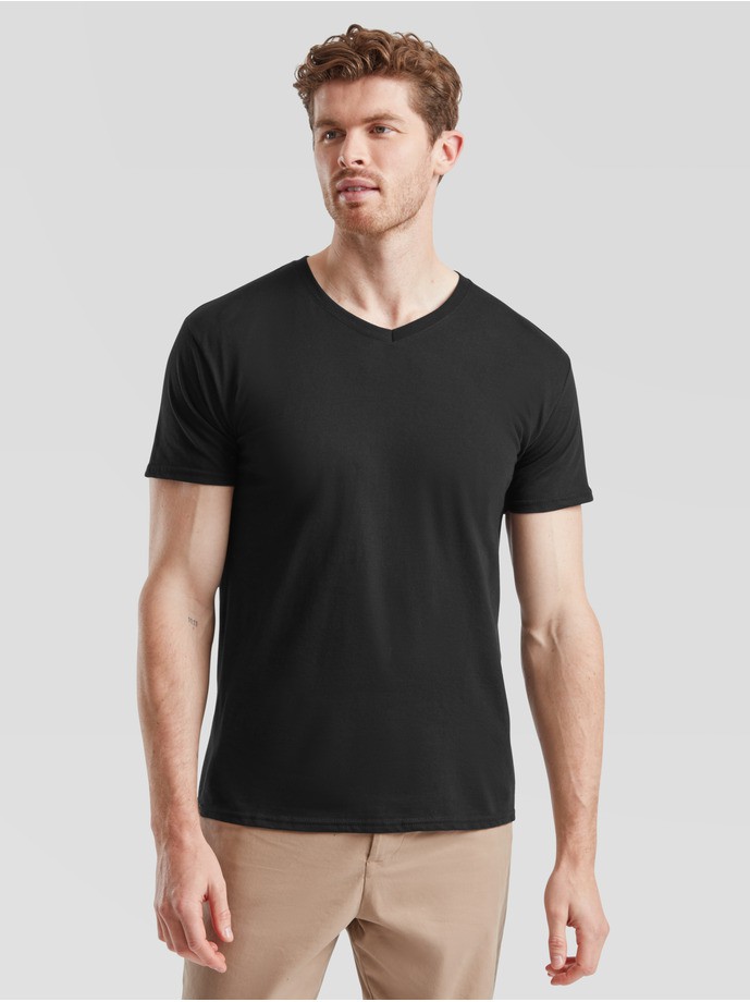 Camiseta fruit of the loom iconic 150 v-neck t - Imagen 26