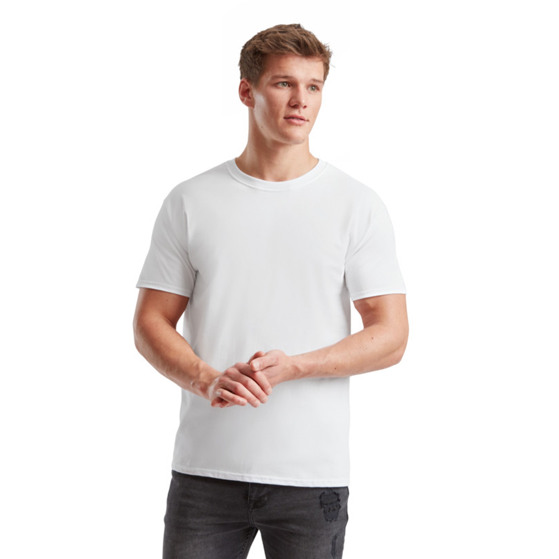 Camiseta fruit of the loom iconic 195 premium tees adulto