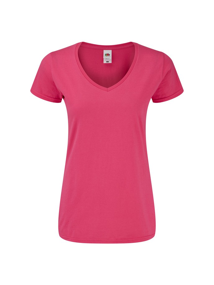 Camiseta fruit of the loom ladies iconic 150 v-neck t - Imagen 9
