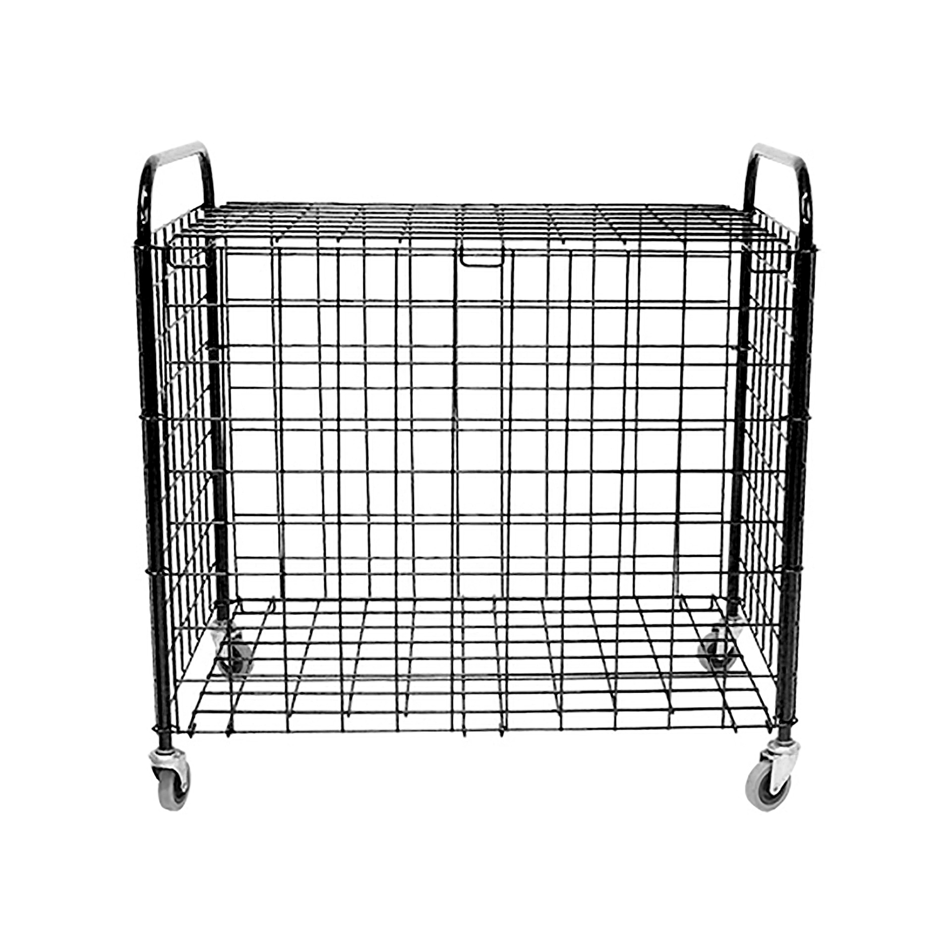 Carro portabalones acero plegable con ruedas y tapa