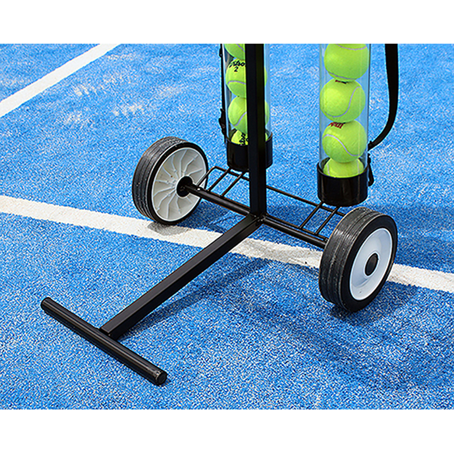 Carro portapelotas tenis / pádel 80 pelotas softee - Imagen 4