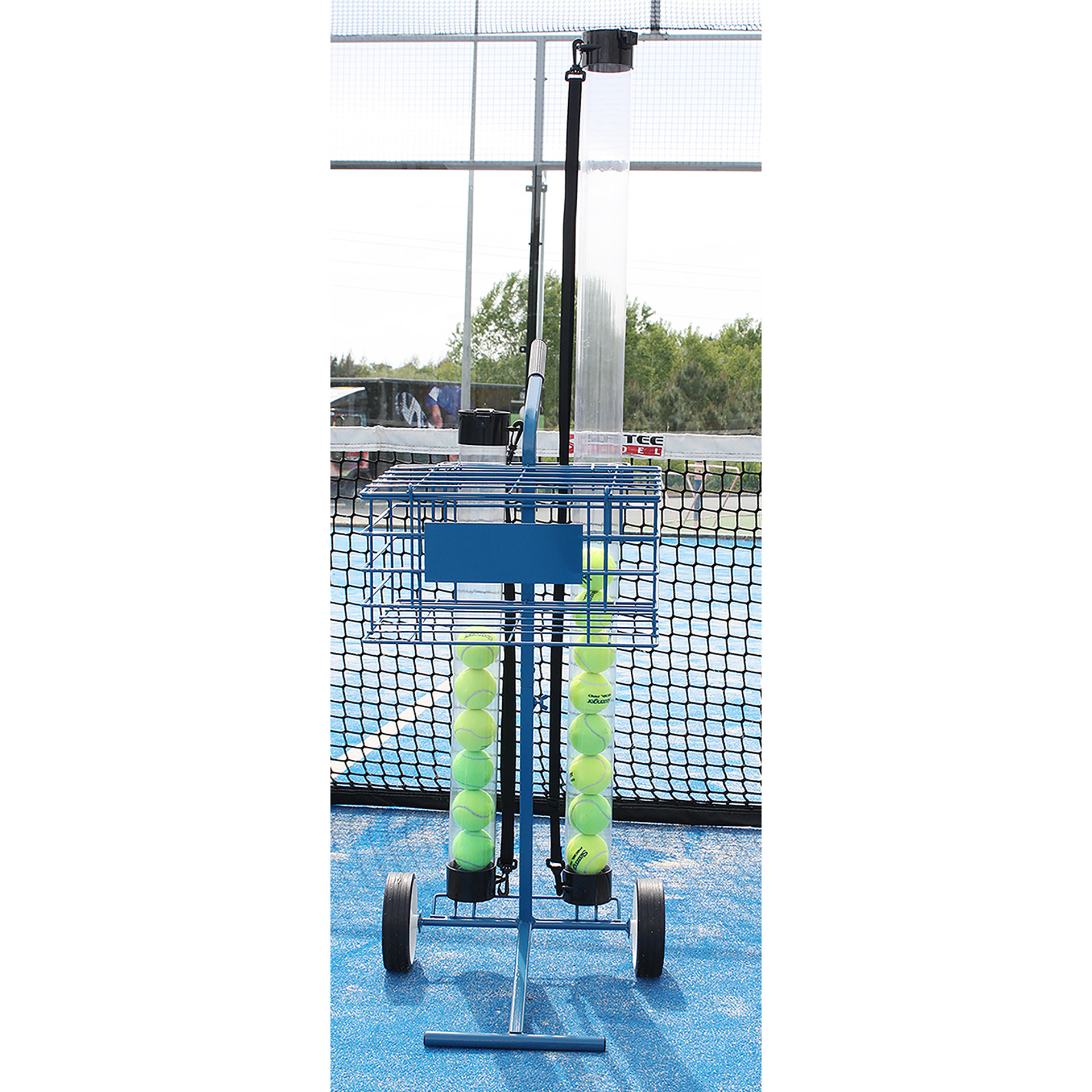 Carro portapelotas tenis / pádel 80 pelotas softee - Imagen 6