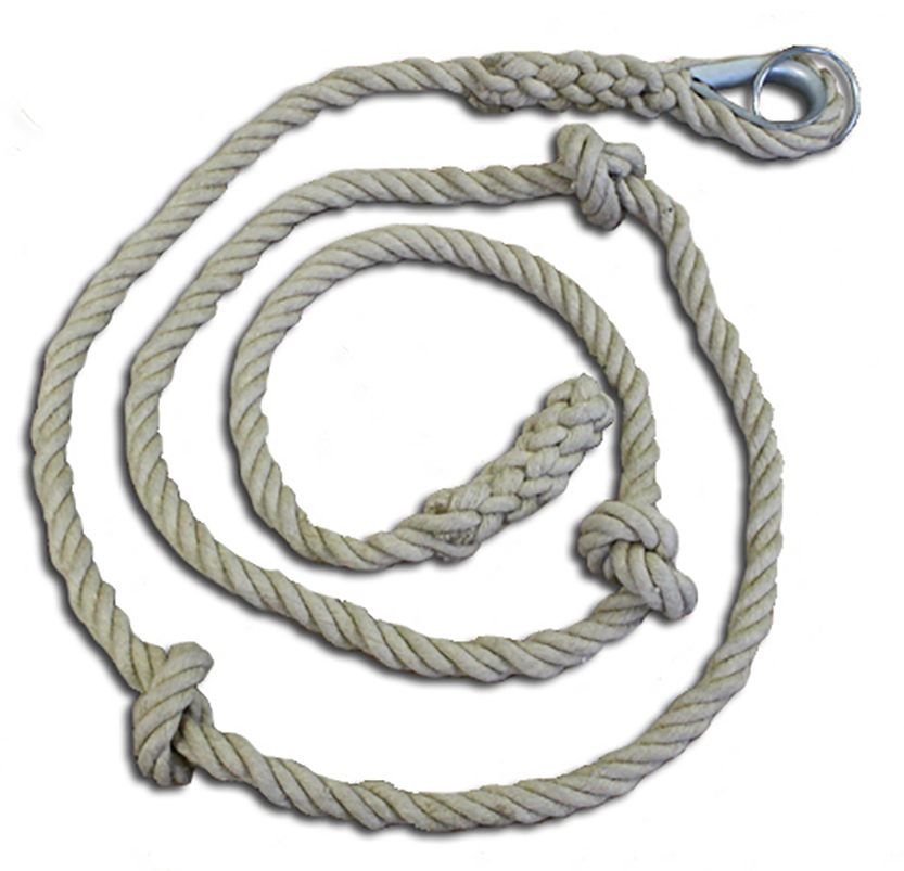 Cuerda trepa nudos 4 mts (uso exclusivo para interior)