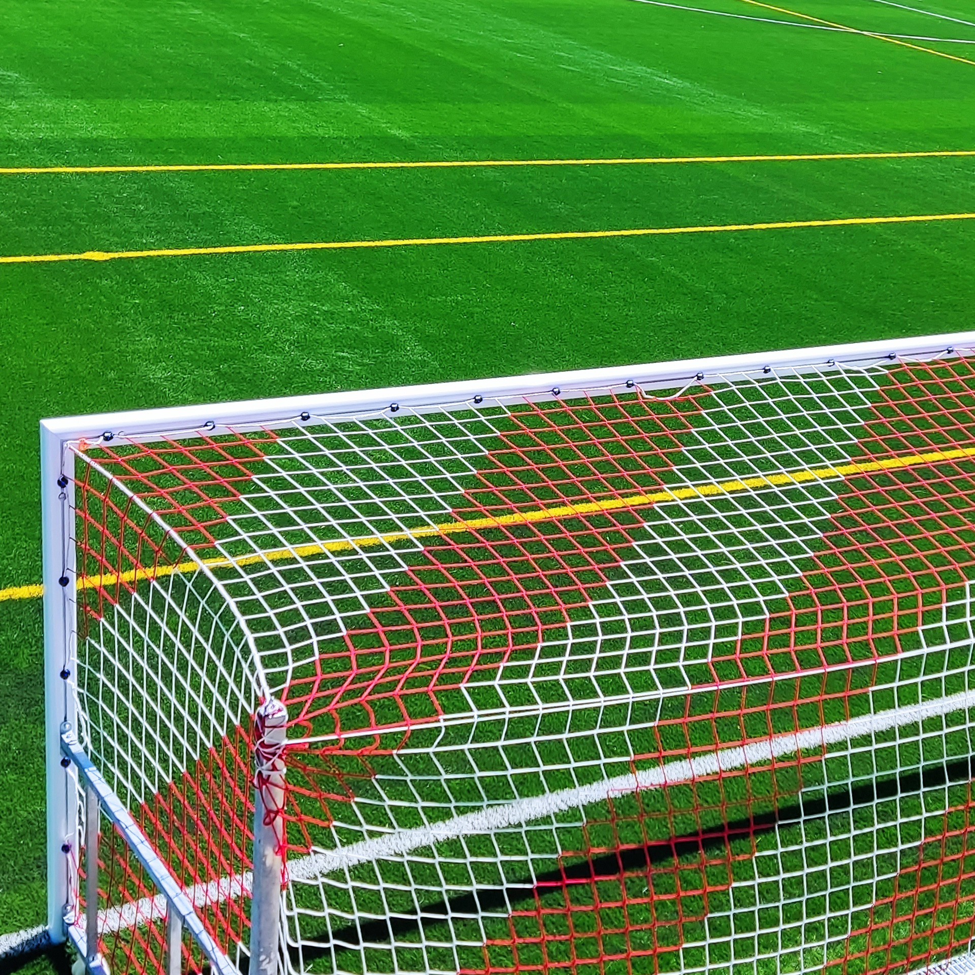 Jgo porterías al. fútbol7 90mm abatibles arquillos galv caliente - Imagen 3