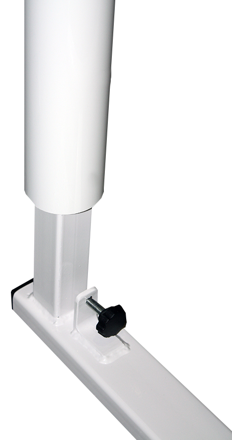 Juego de 2 postes bádminton aluminio deluxe tubo 90mm - Imagen 3