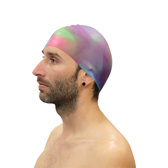 Lote 10 gorros natación silicona multicolor surtido - Imagen 3