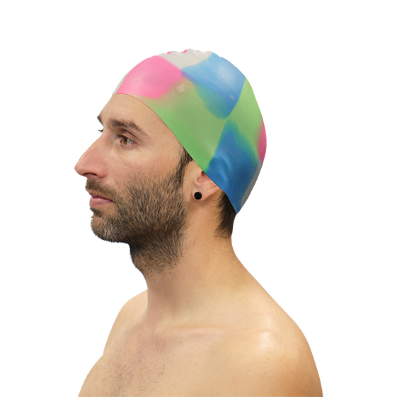 Lote 10 gorros natación silicona multicolor surtido - Imagen 5
