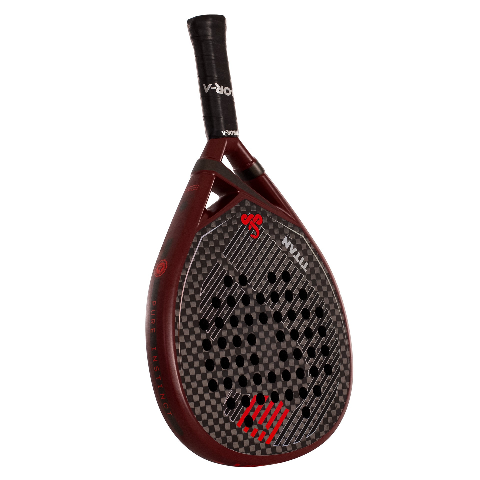 Pack pala de pádel vibor-a titan 12k red - Imagen 8