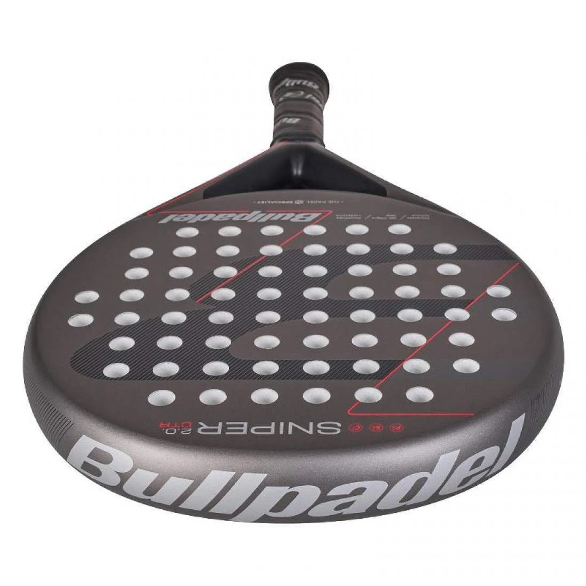 Pala de pádel bullpadel sniper 2.0 control gris oscuro 2026 - Imagen 5