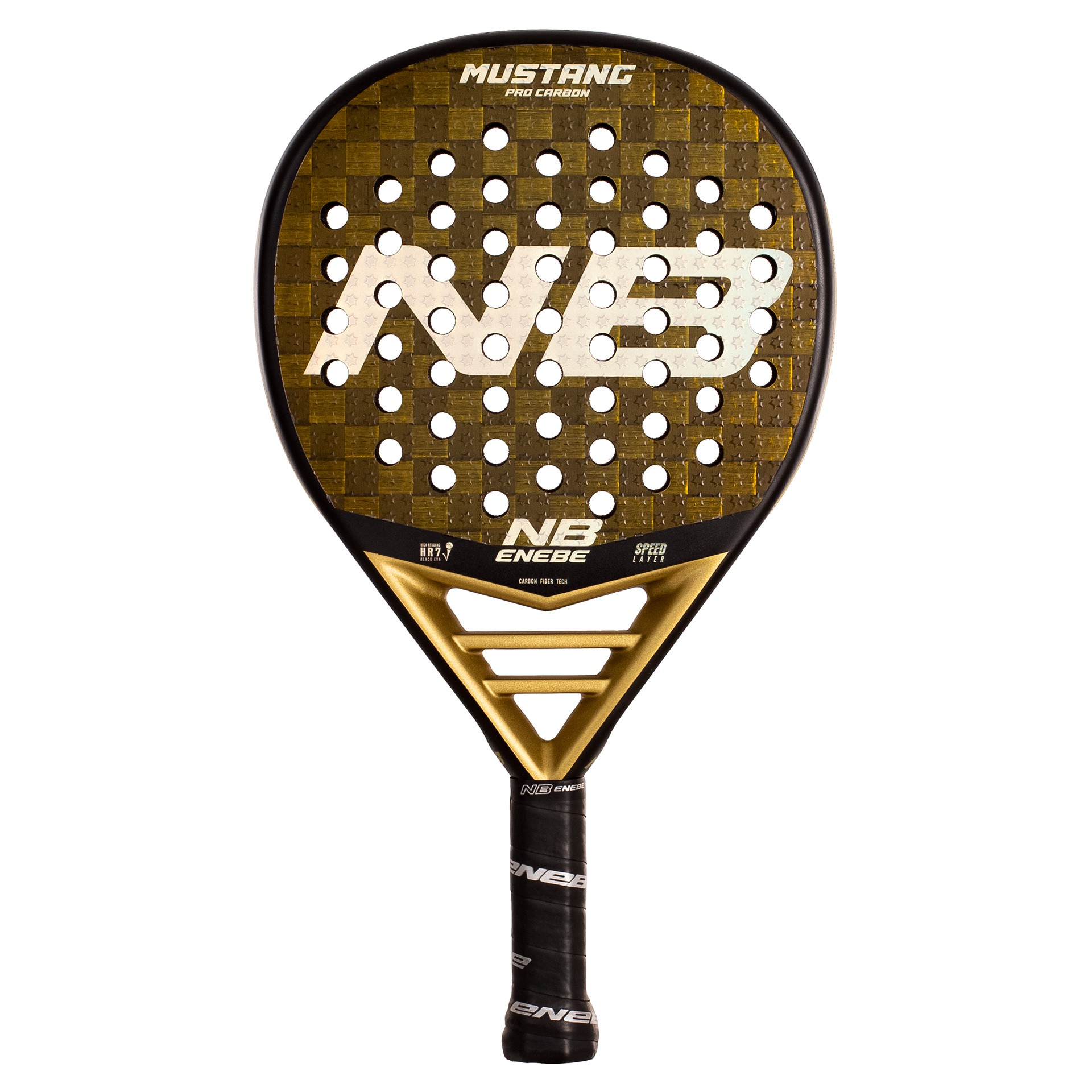 Pala de pádel enebe mustang pro carbon gold 15k - Imagen 2