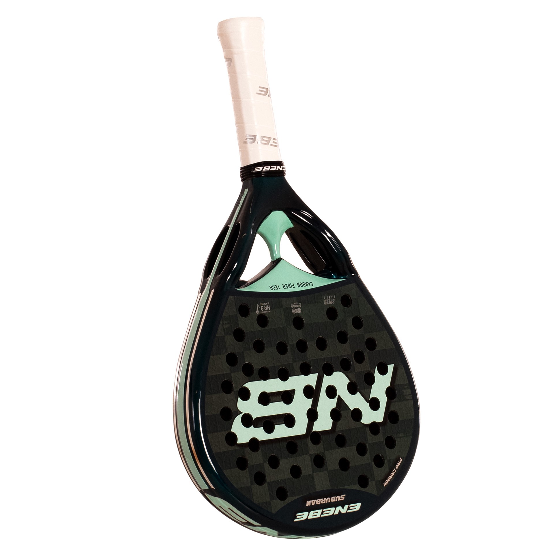 Pala de pádel enebe suburban green 12k - Imagen 3
