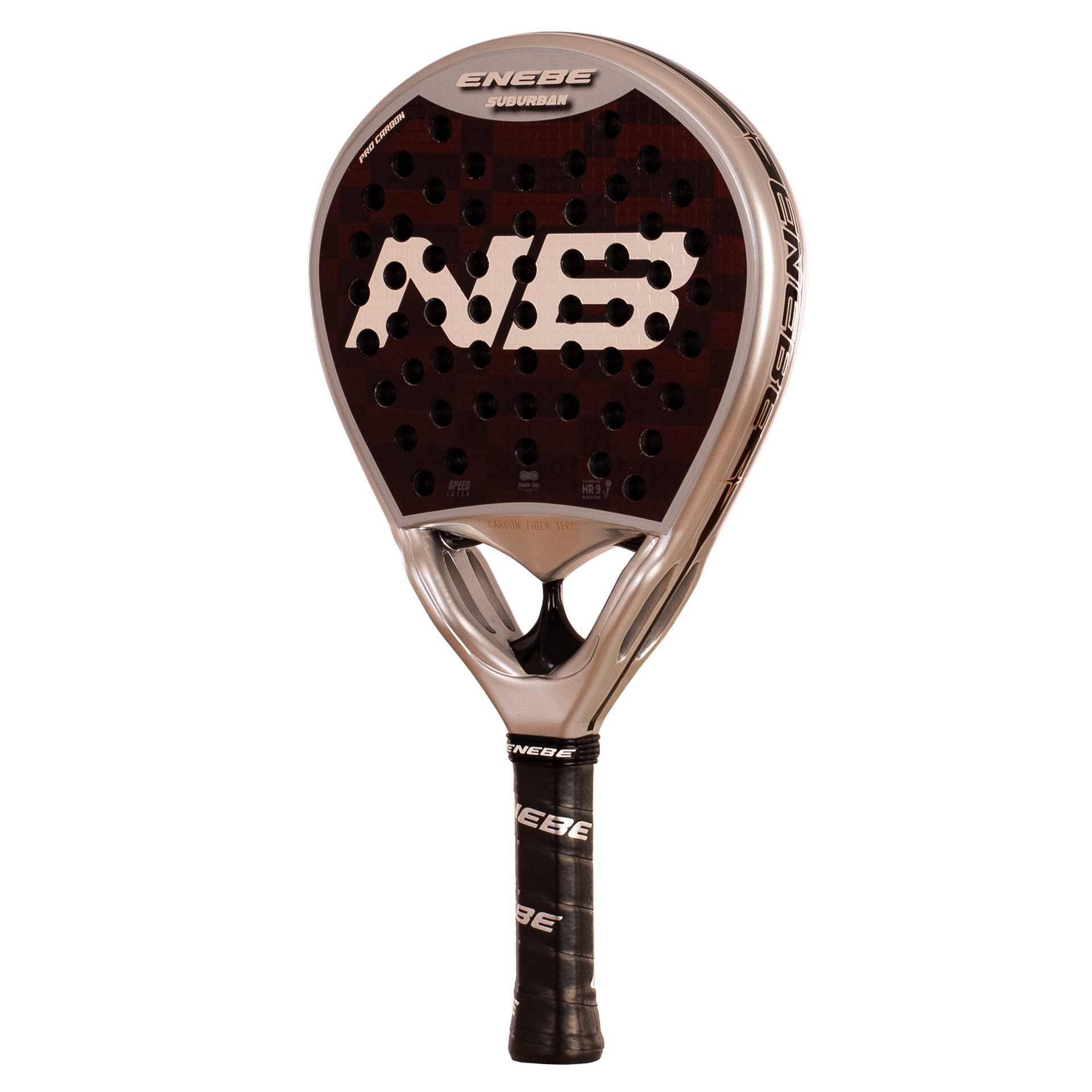 Pala de pádel enebe suburban red 12k - Imagen 3