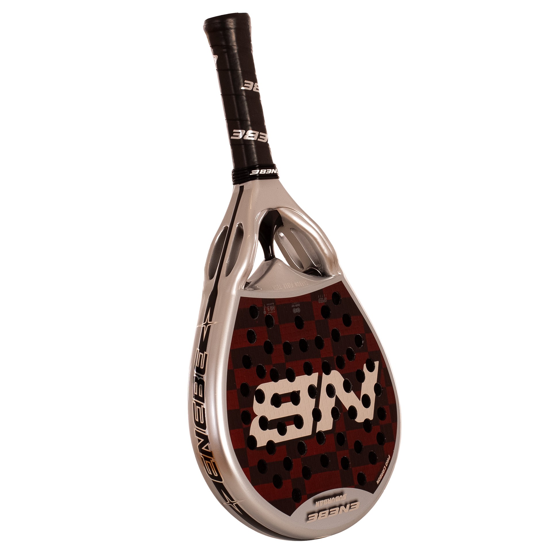 Pala de pádel enebe suburban red 12k - Imagen 7