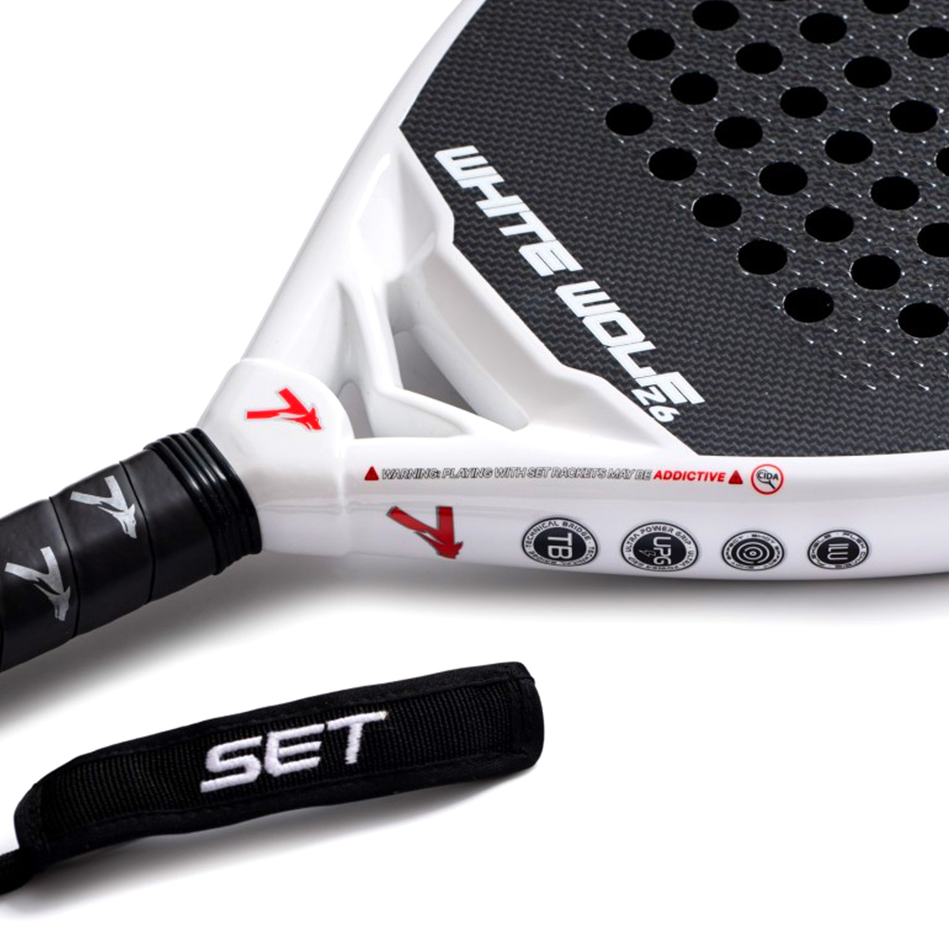 Pala de pádel set white wolf - Imagen 4
