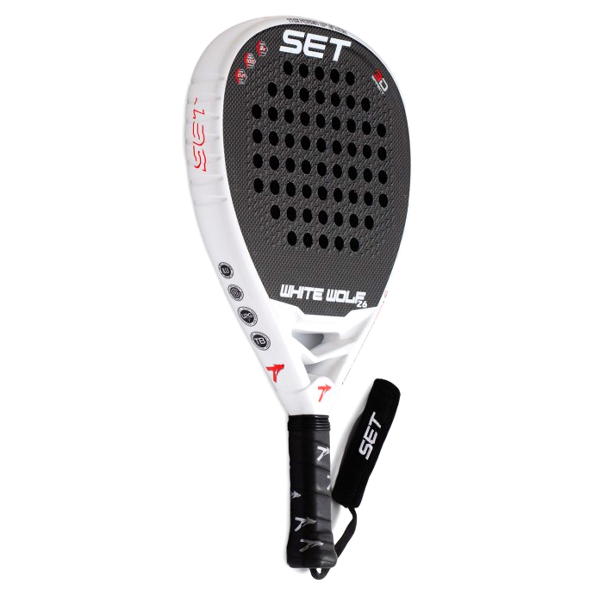 Pala de pádel set white wolf - Imagen 3