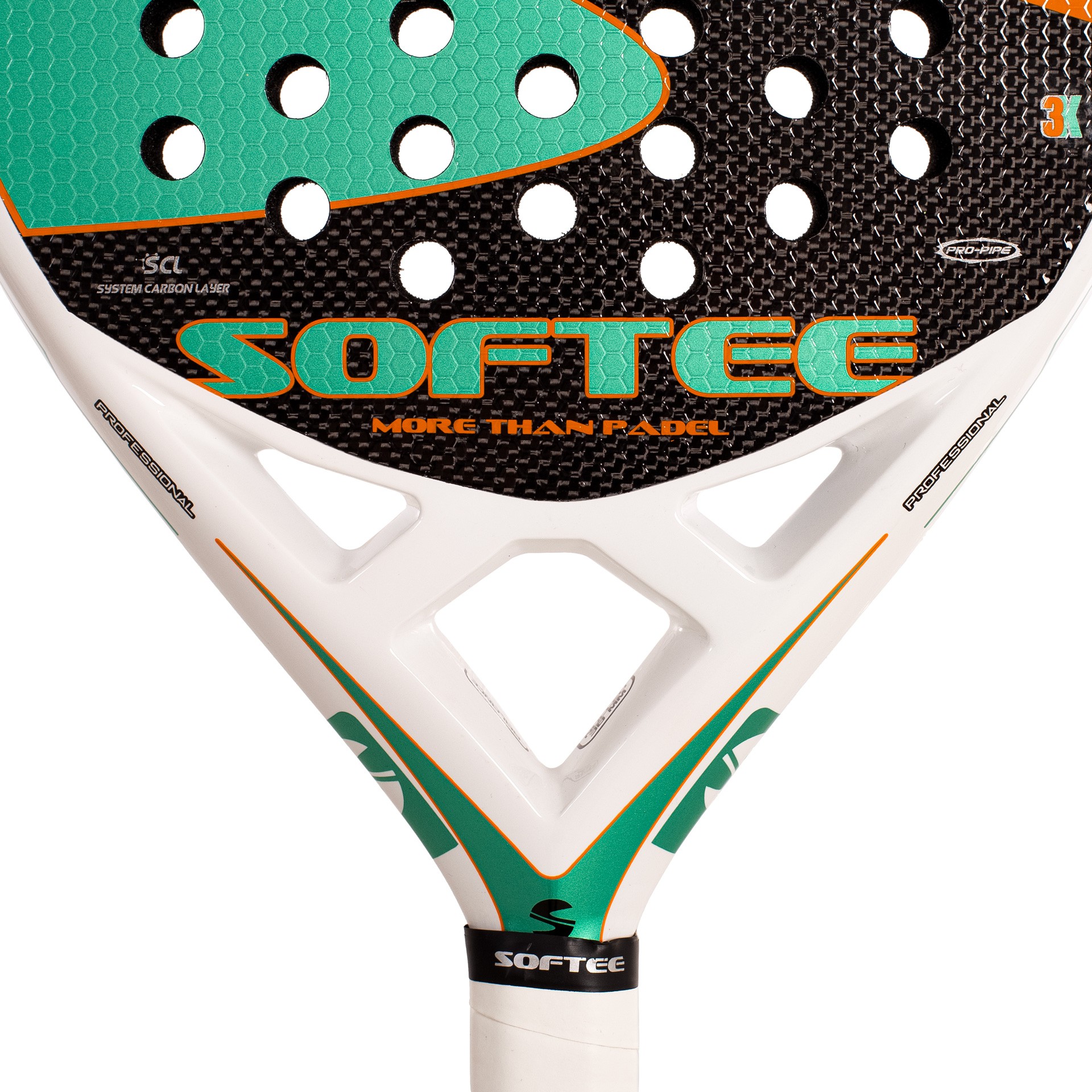 Pala de pádel softee freezer carbon 3k verde sft - Imagen 2