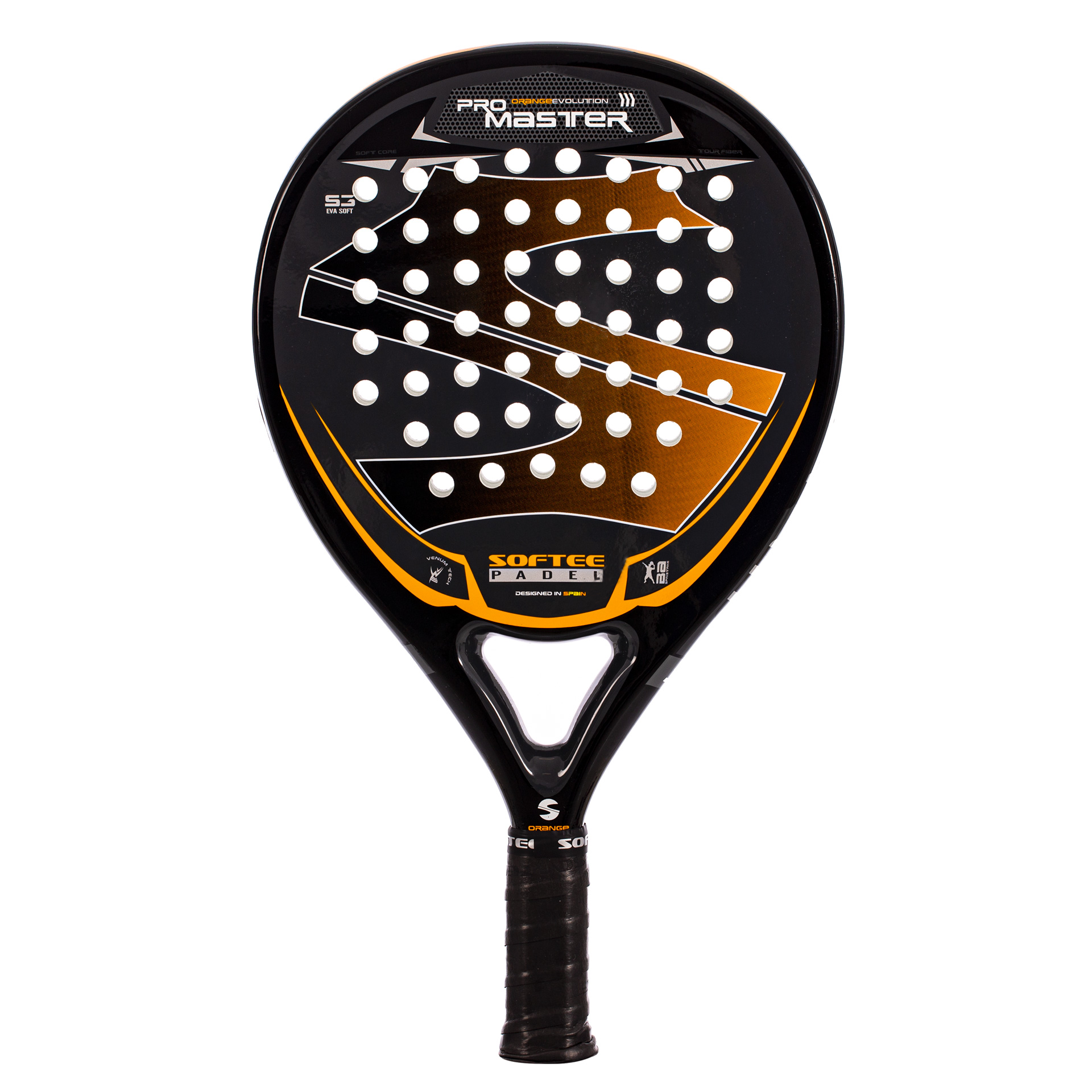 Pala de pádel softee pro master evolution orange - Imagen 2