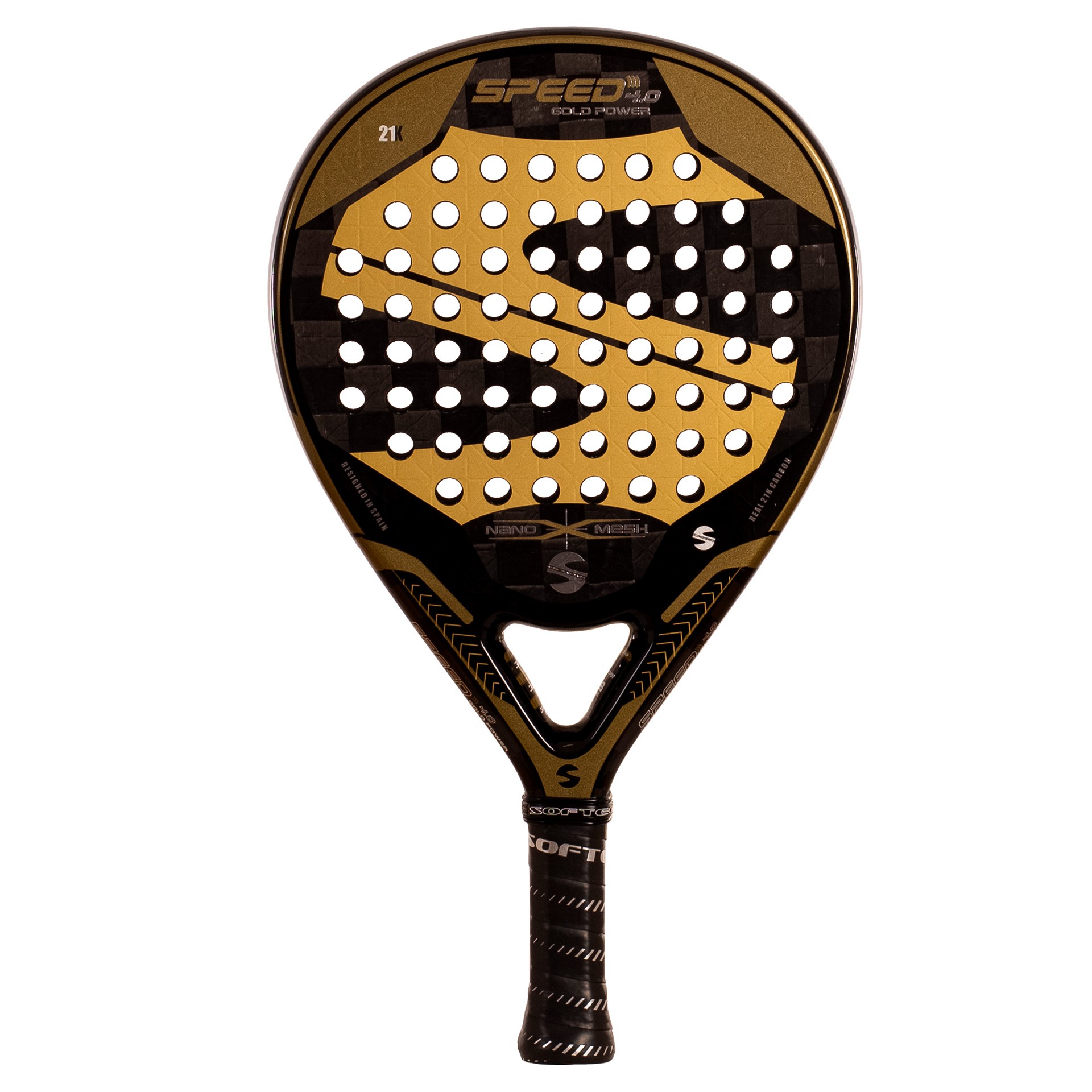 Pala de pádel softee speed gold power 4.0 nano mesh - Imagen 2