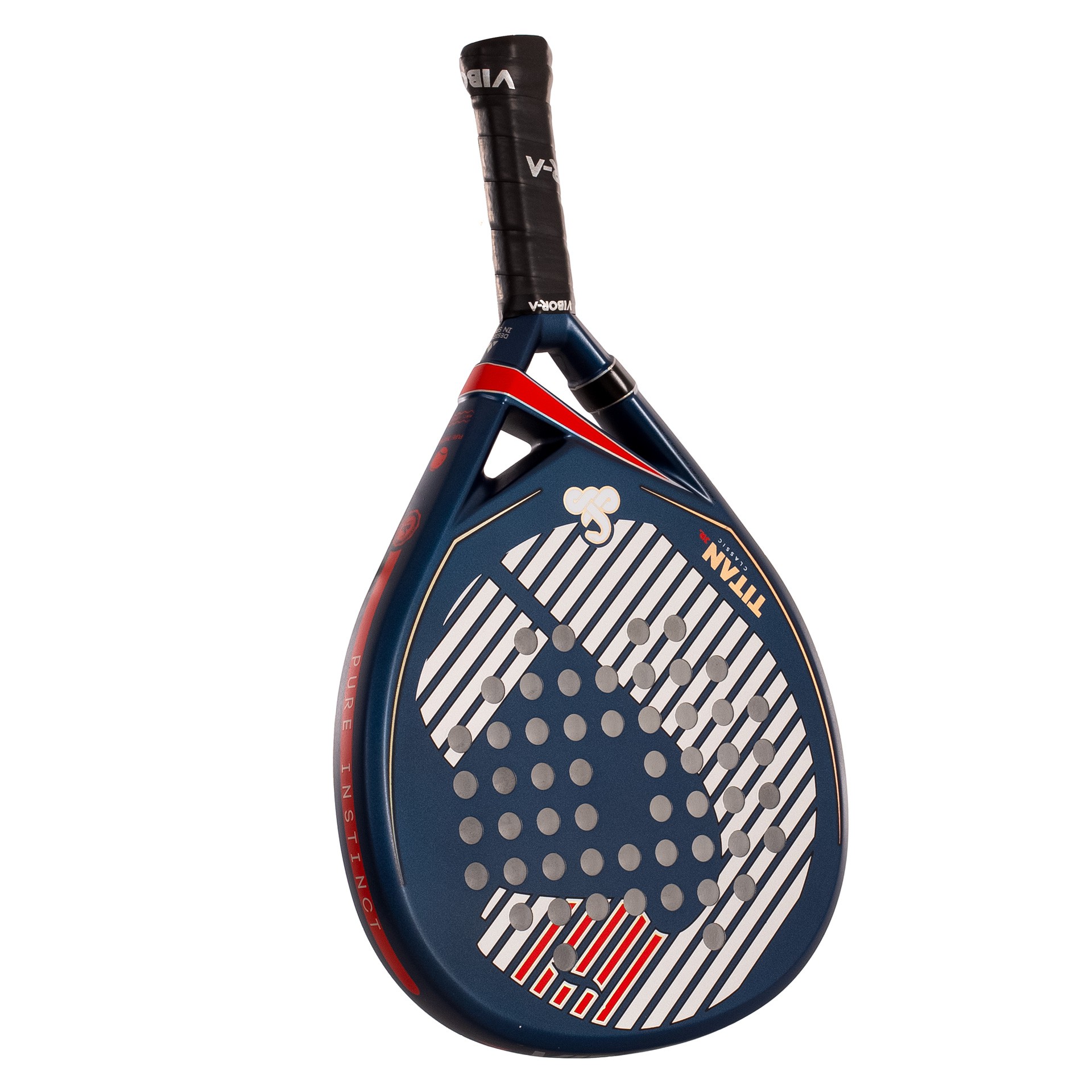 Pala de pádel vibor-a titan junior classic blue - Imagen 4