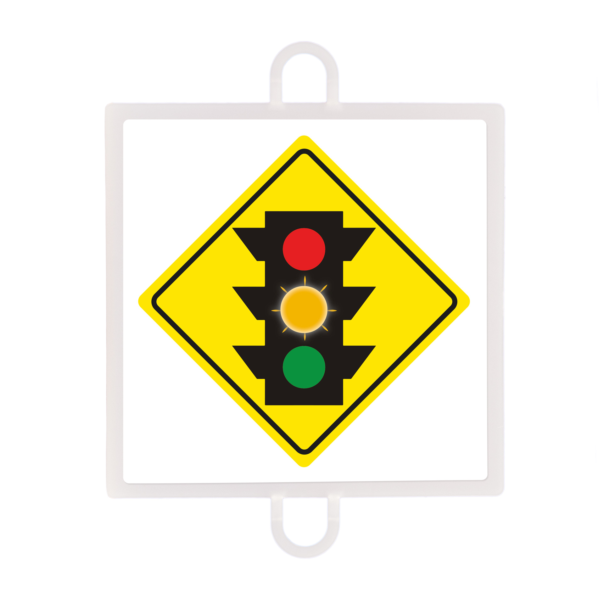 Panel de señalización tráfico de advertencia nº 2 (semáforo ambar) - Imagen 2