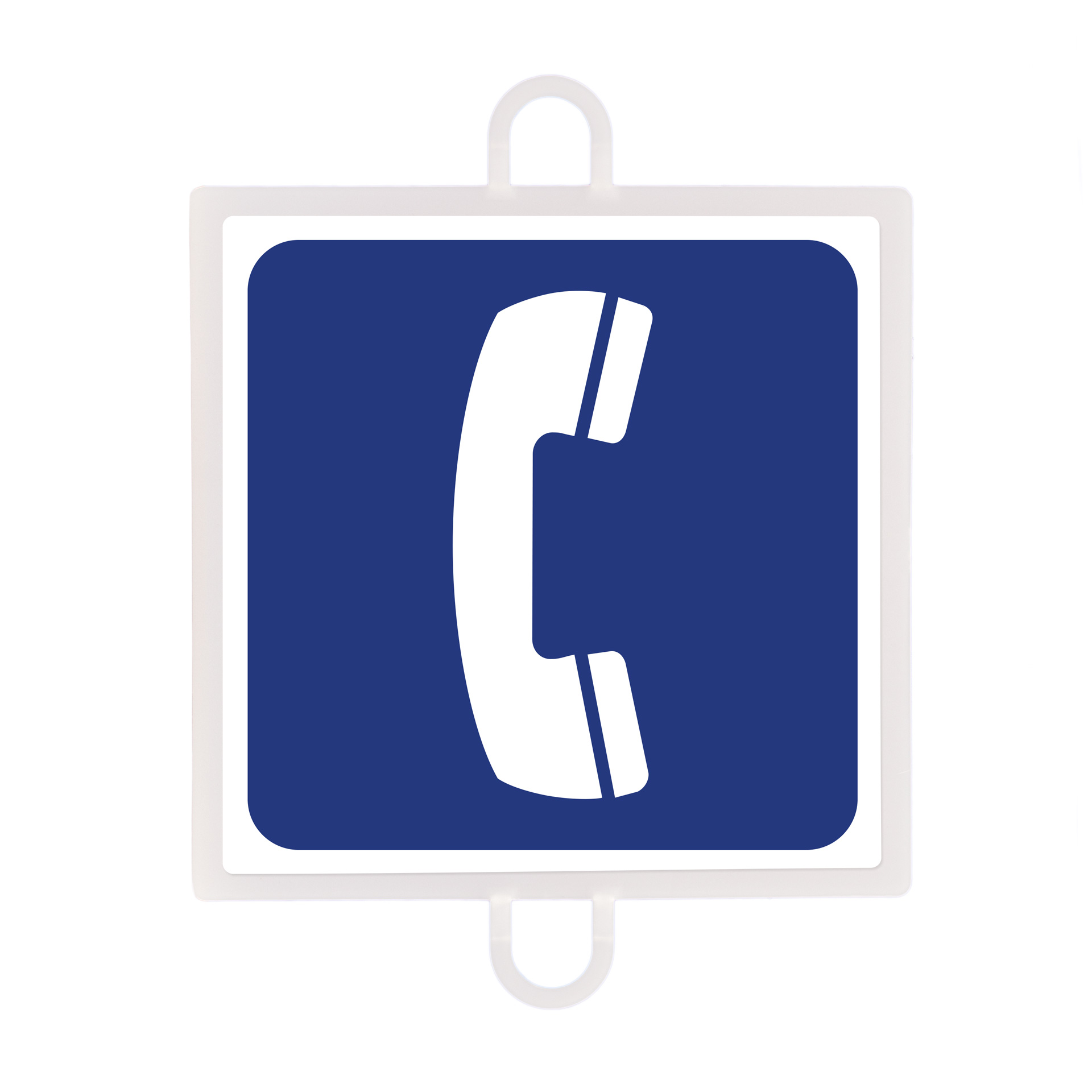 Panel de señalización tráfico de indicación nº 2 (teléfono)