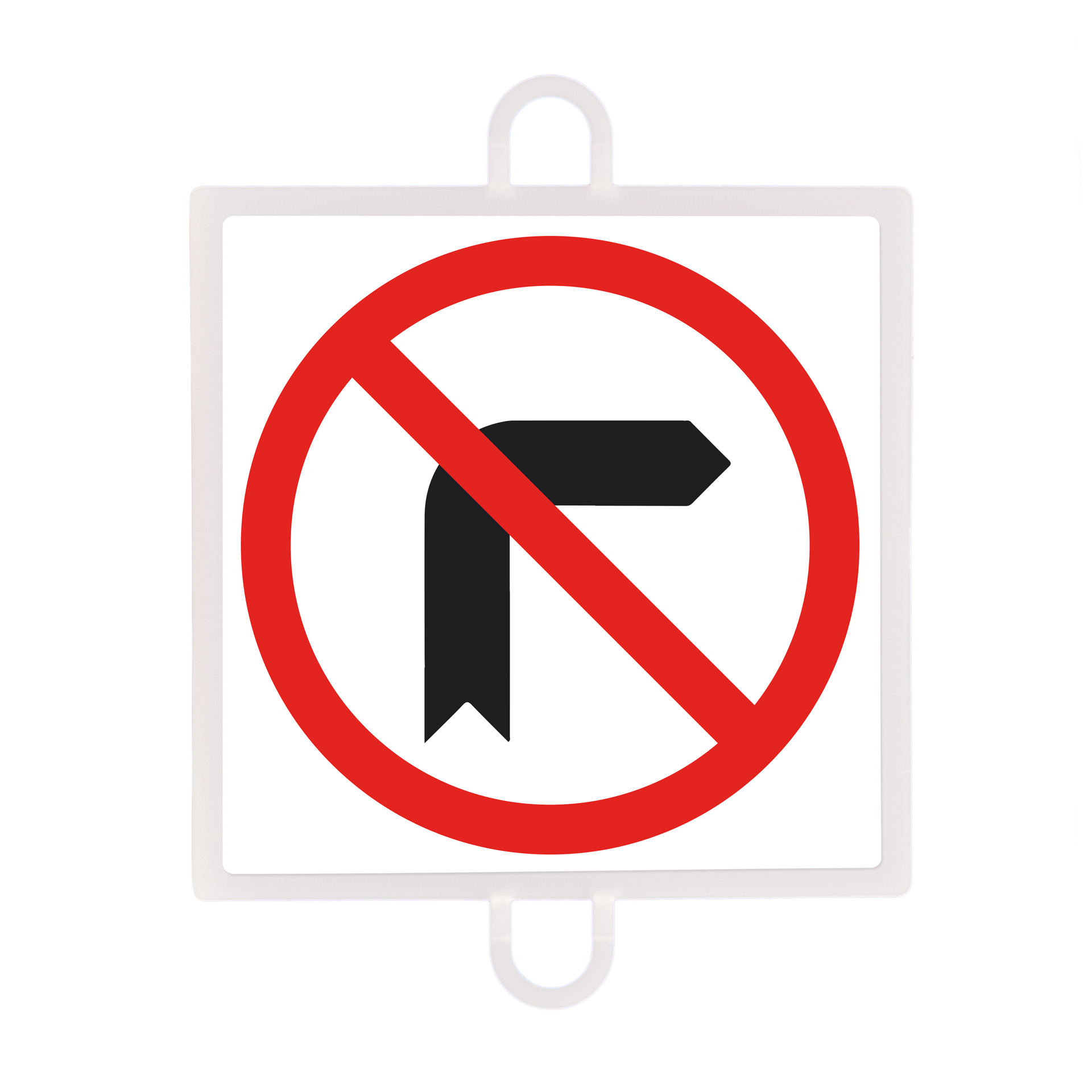 Panel de señalización tráfico de prohibición nº 4 (giro dcha) - Imagen 2