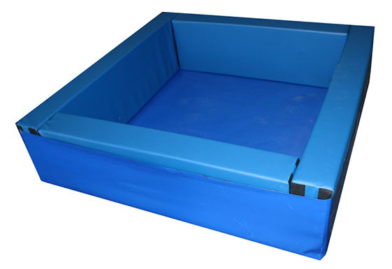 Piscina cuadrada llenado pelotas, 150x150x40cm alto x 15cm ancho - Imagen 2