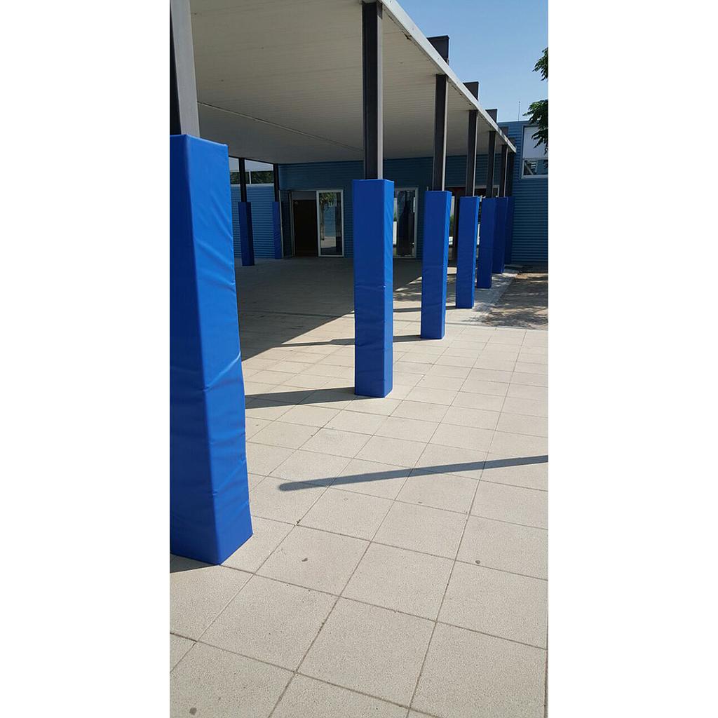 Proteccion columna cuadrada o rectangular deluxe 1 mt altura grosor 7 cm -metro lineal-