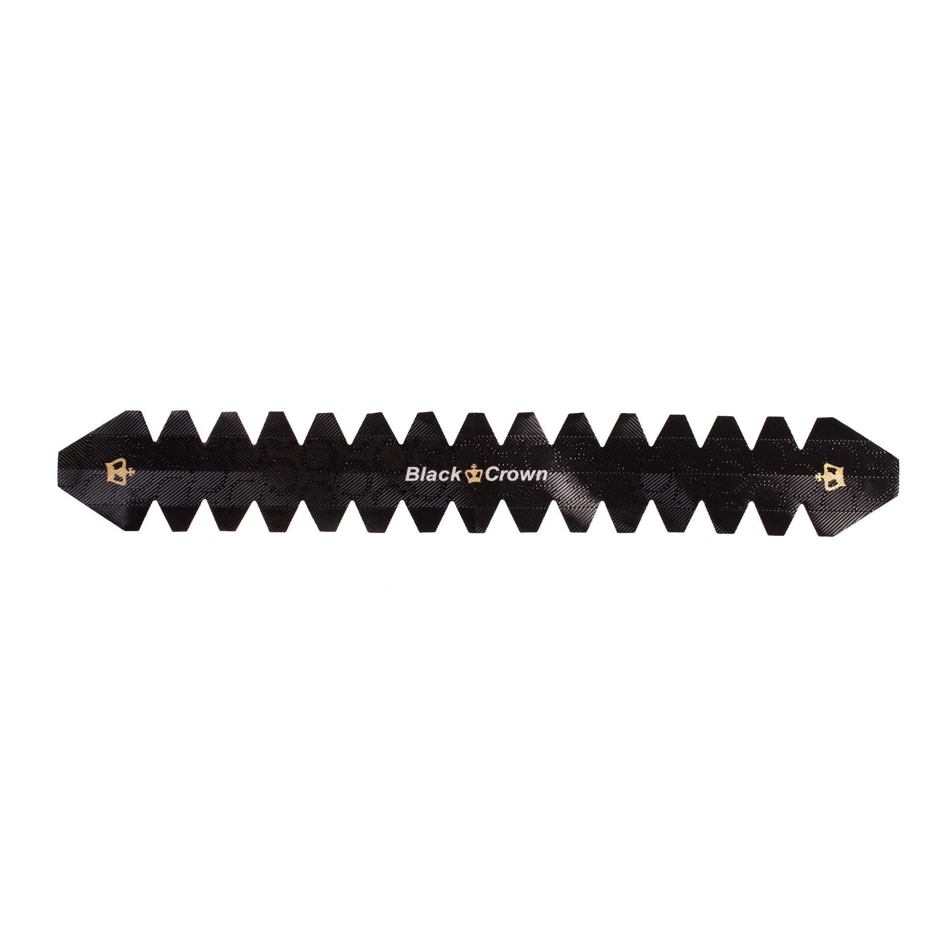 Protector de pala de pádel black crown adamantium dentado negro - Imagen 2
