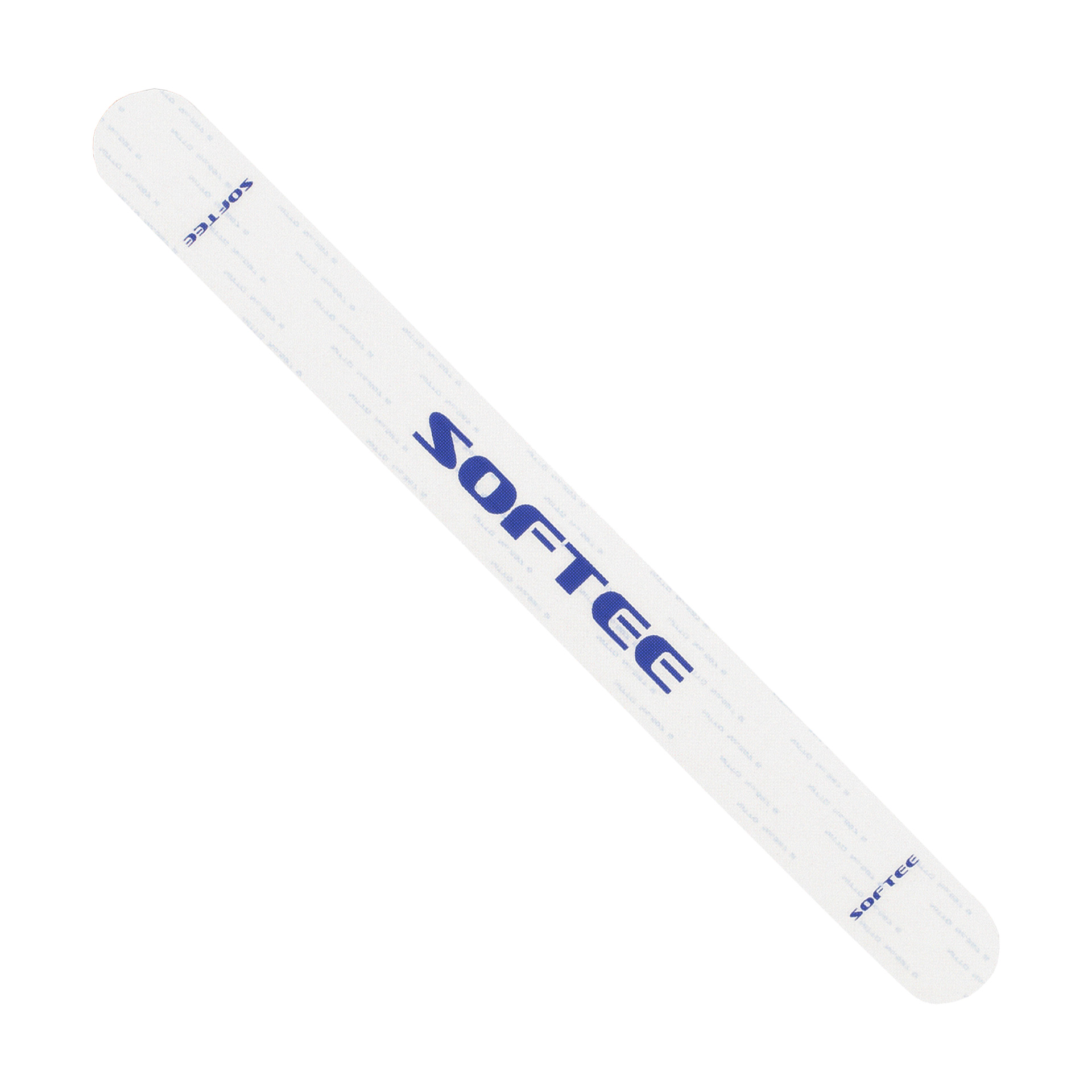 Protector de pala de pádel softee padel 1t redondo transparente azul