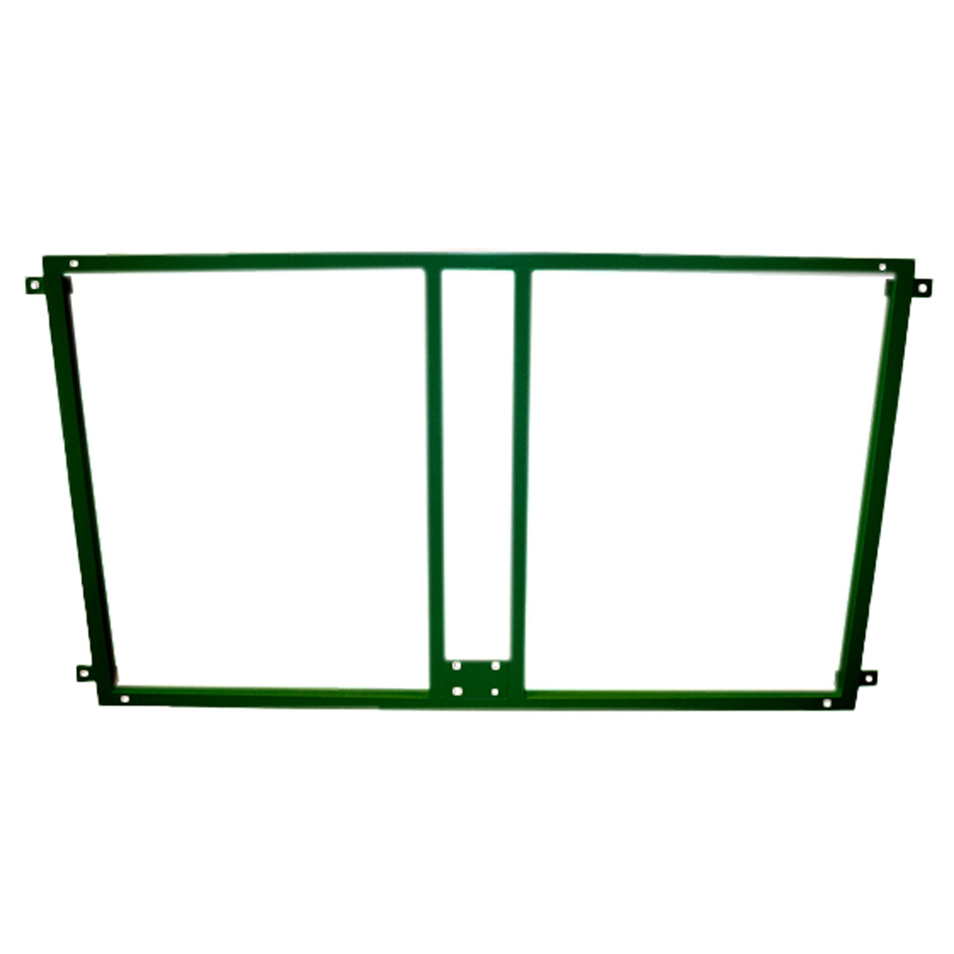 Soporte metalico para sujeccion tablero y aro baloncesto a la pared - verde - Imagen 2