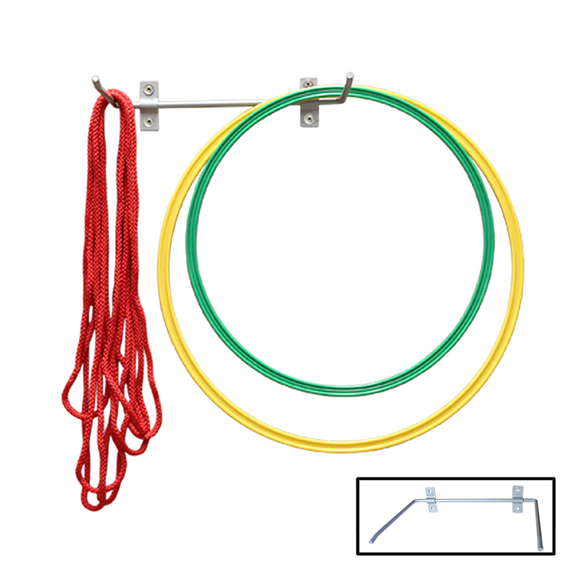 Soporte metálico colchonetas, aros y cuerdas new - Imagen 3
