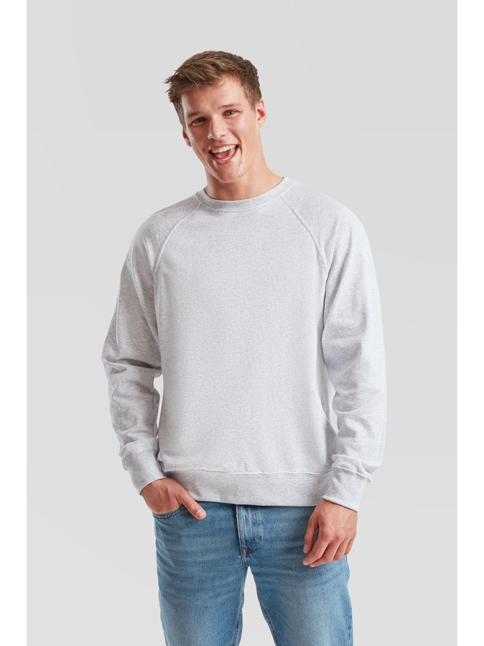 Sudadera fruit of the loom lightweight raglan sweat - Imagen 5