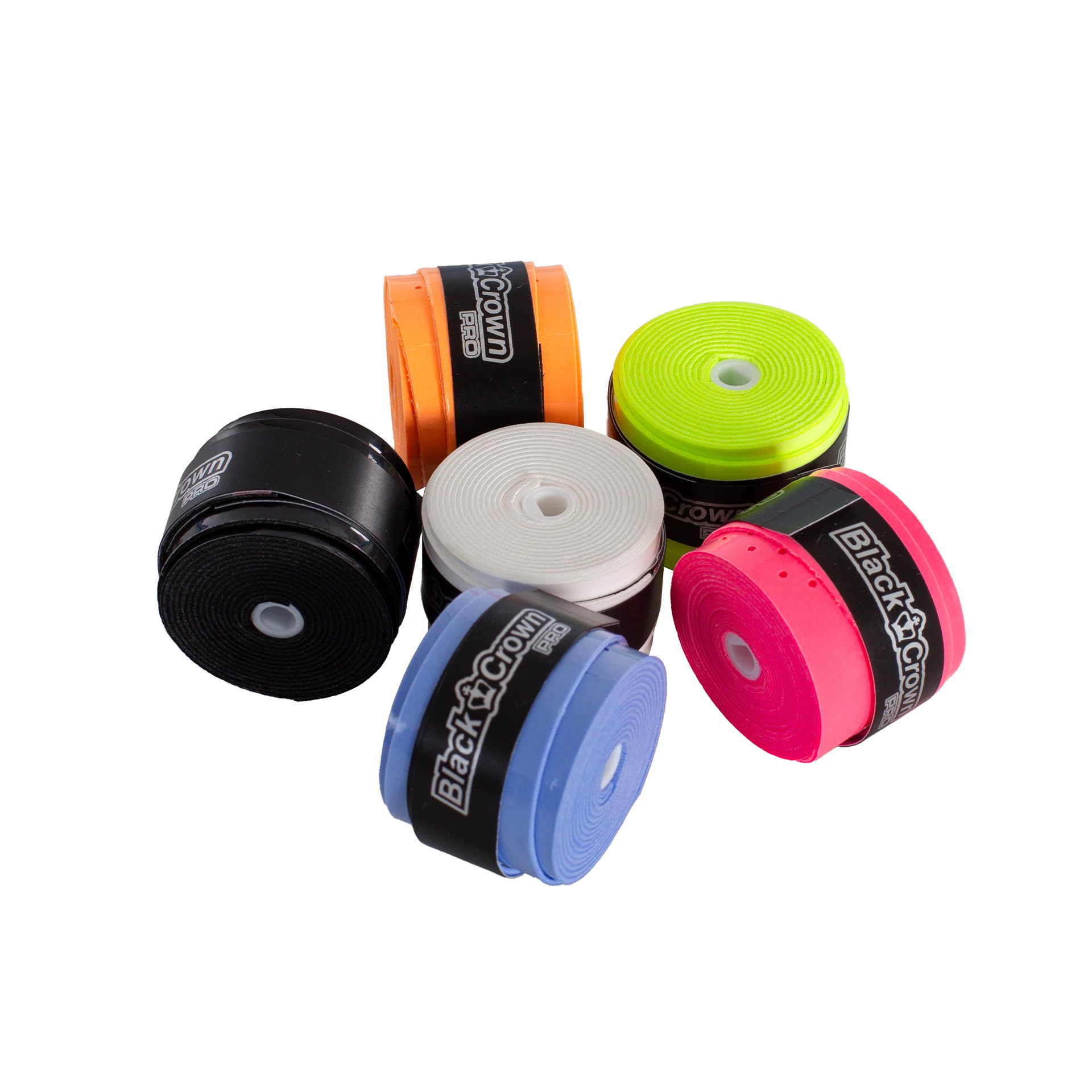 Tarro 60 overgrips black crown perforados multicolor - Imagen 5