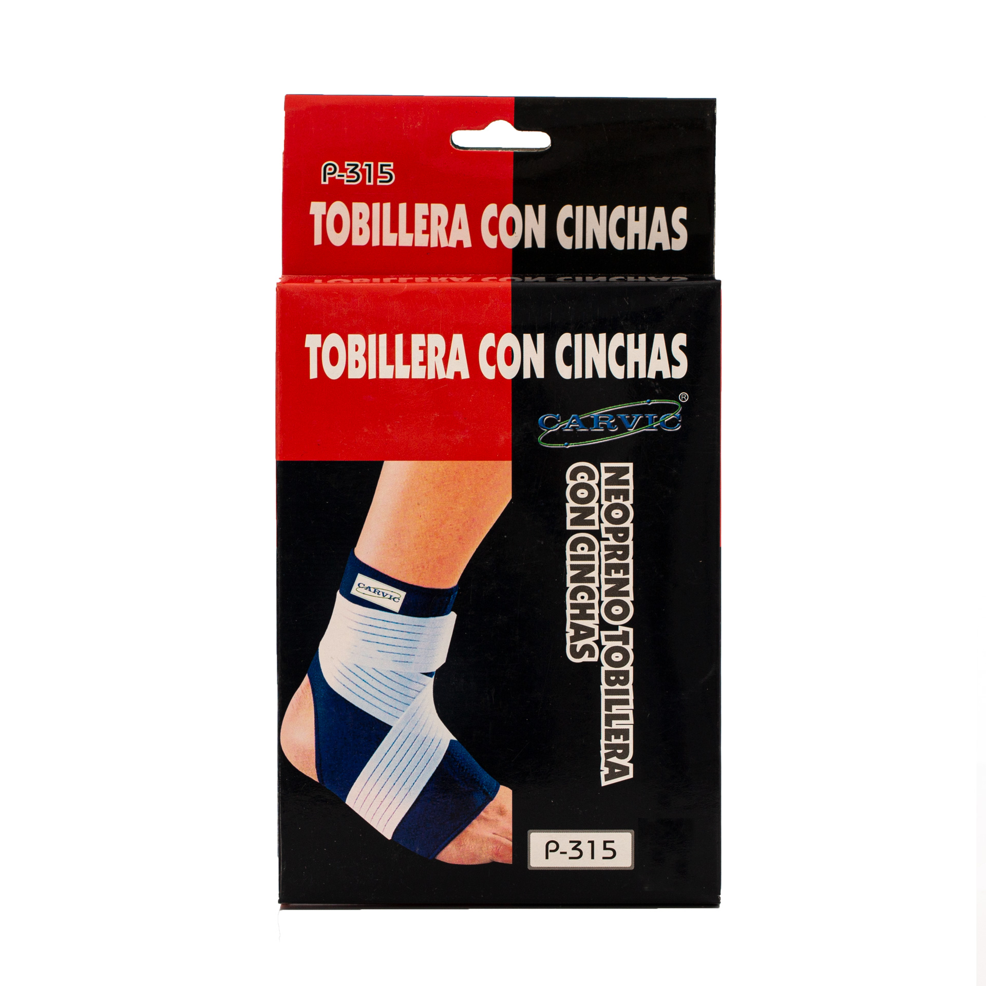 Tobillera neopreno con cinchas cv talla única - Imagen 3