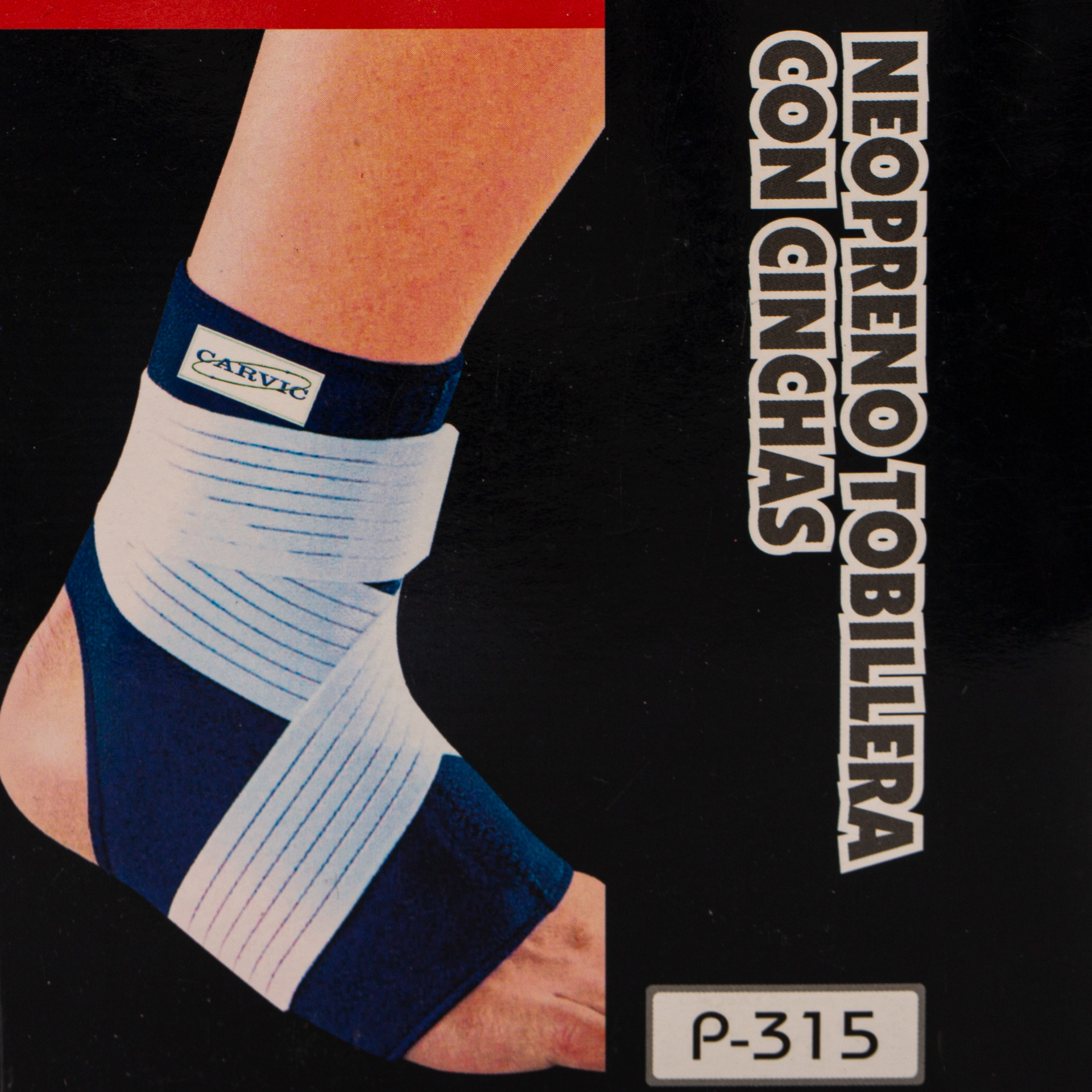 Tobillera neopreno con cinchas cv talla única - Imagen 2