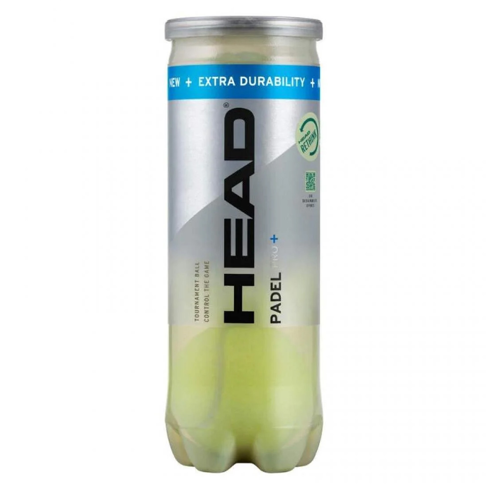 Bote 3 pelotas de pádel head padel pro+ - Imagen 3