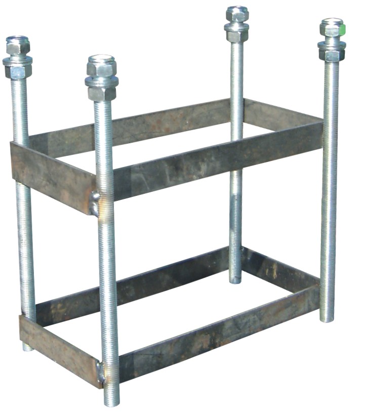 Jgo canastas antivandalicas minibasket new tubo 114 mm galvanizadas -incluye aros, redes y tableros- - Imagen 5