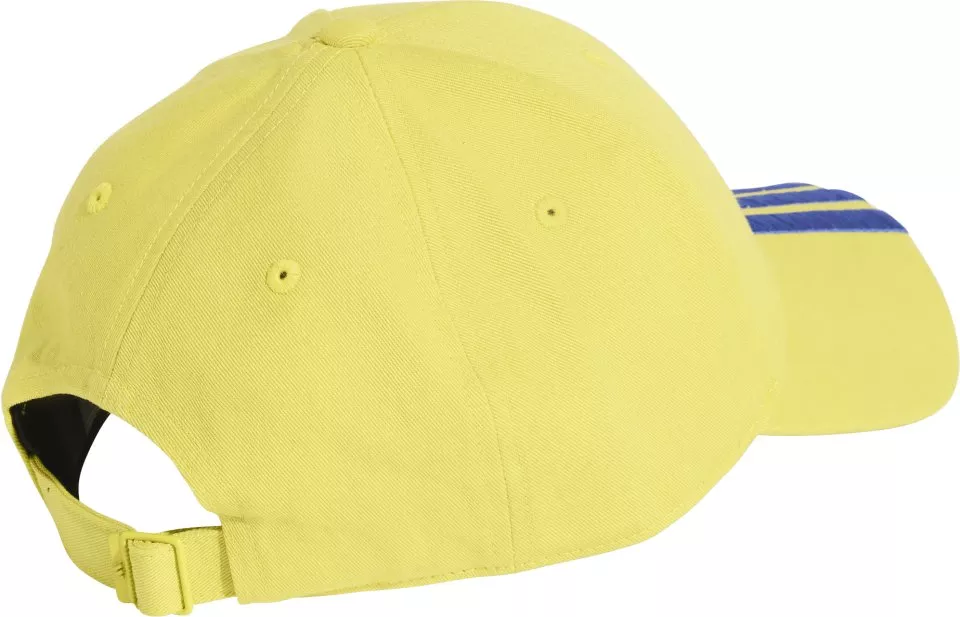 Gorra Adidas Bball 3S Amarillo/Azul - Imagen 2